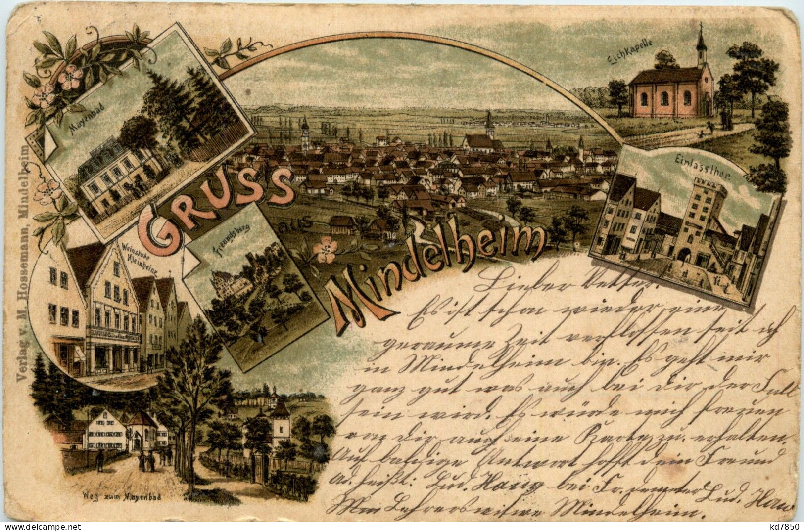 Gruss Aus Mindelheim - Litho - Mindelheim