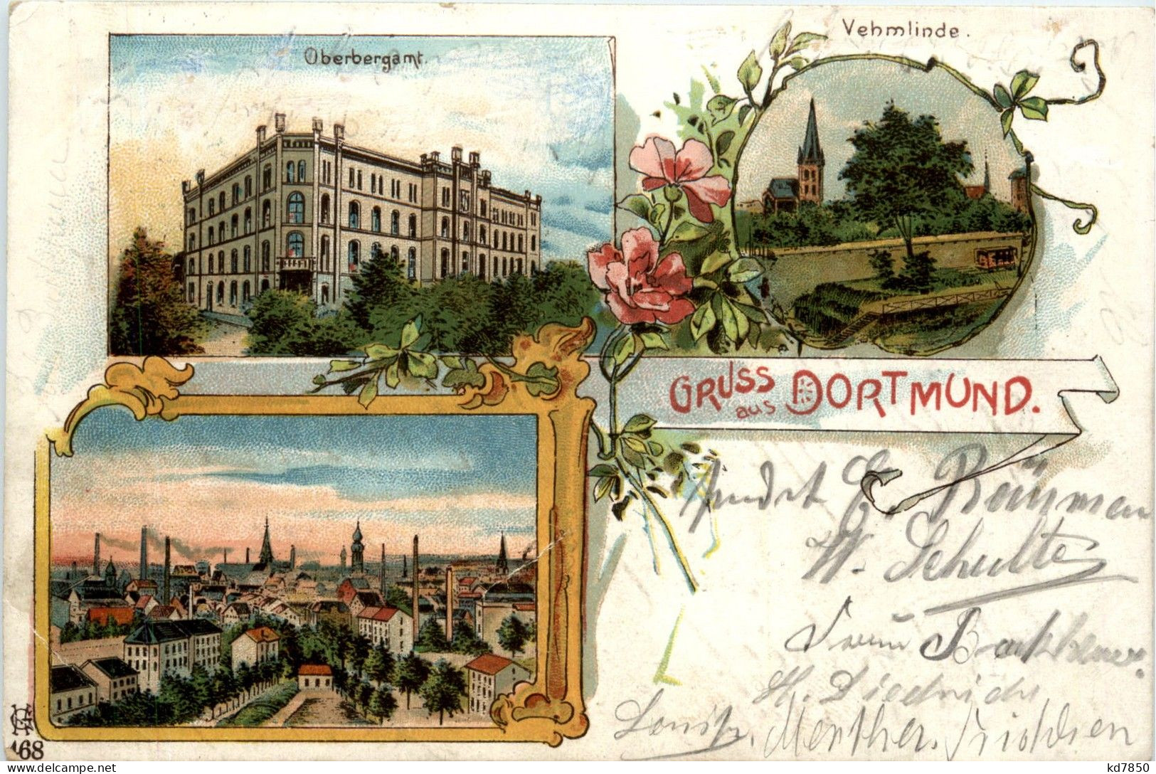 Gruss Aus Dortmund - Litho - Dortmund