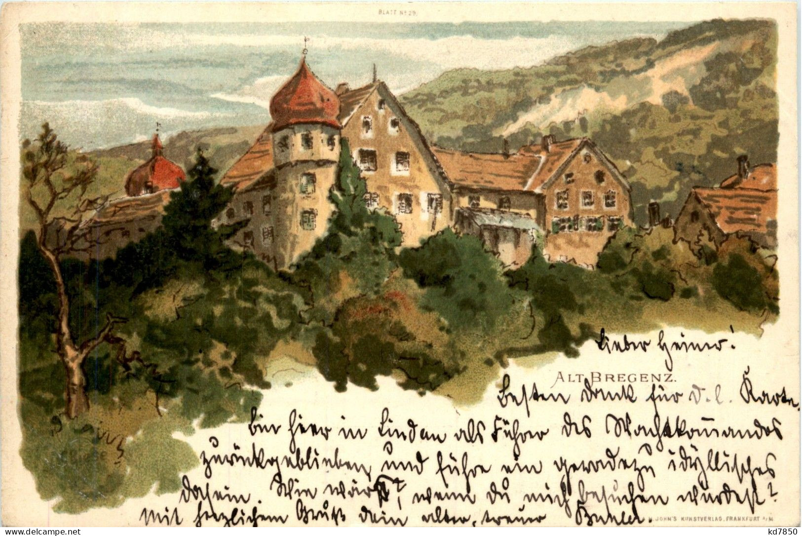 Alt-Bregenz - Litho - Bregenz
