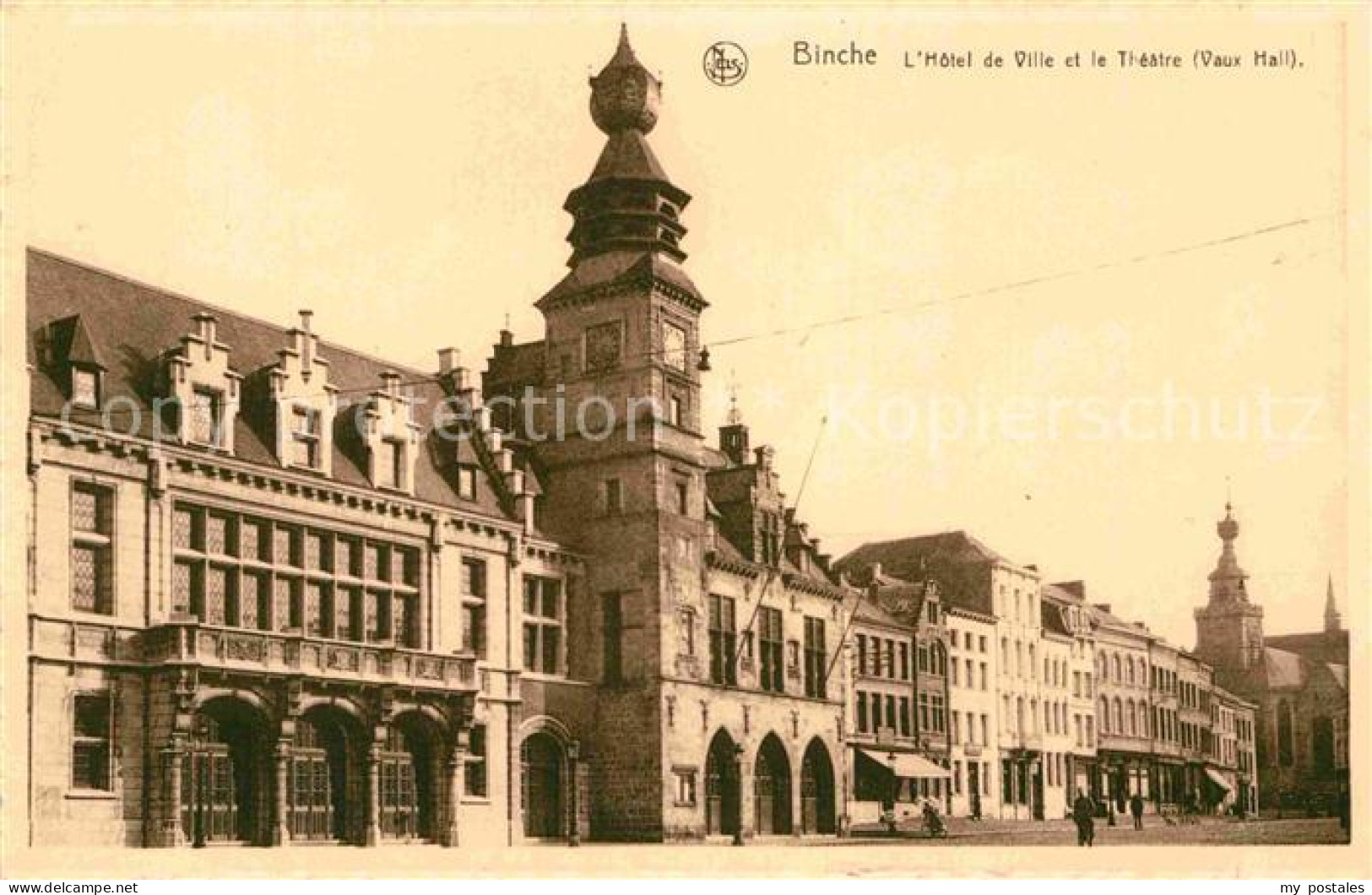 72842063 Binche Hainaut Hotel De Ville Theatre Binche Hainaut - Autres & Non Classés