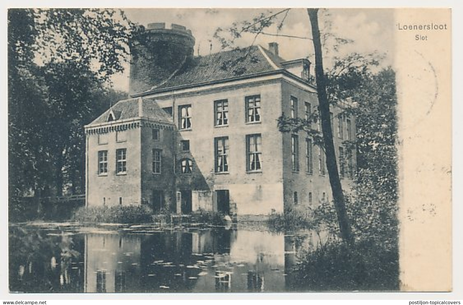 Kleinrondstempel Loenersloot 1908 - Non Classés