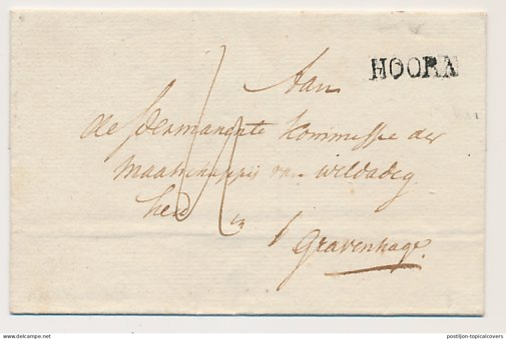 Hoorn - Den Haag 1825 - ...-1852 Prephilately