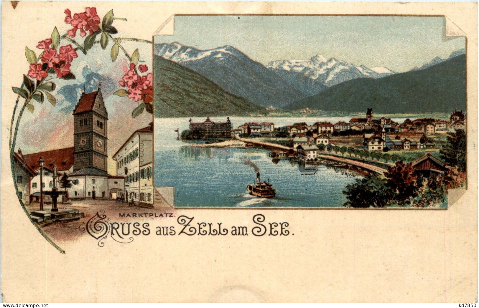 Gruss Aus Zell Am See - Litho - Zell Am See