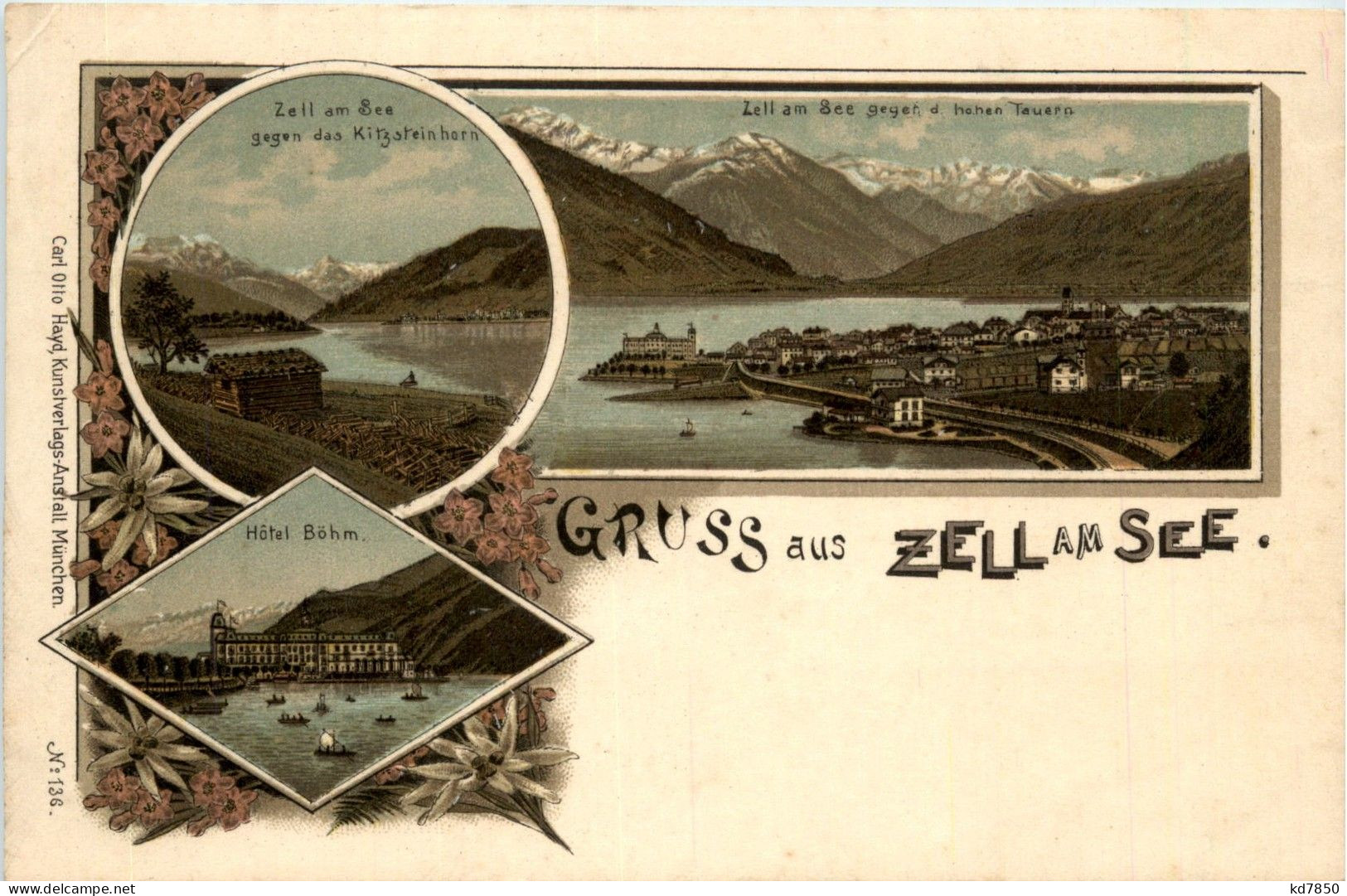 Gruss Aus Zell Am See - Litho - Zell Am See