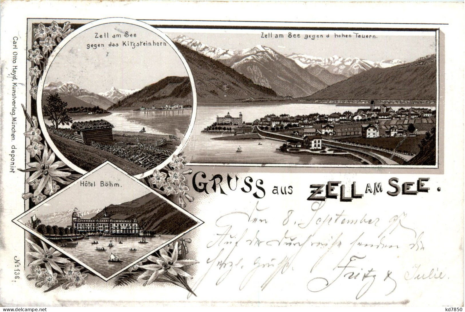 Gruss Aus Zell Am See - Litho - Zell Am See