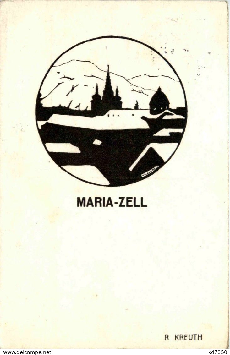 Mariazell - Künstlekarte R. Kreuth - Mariazell