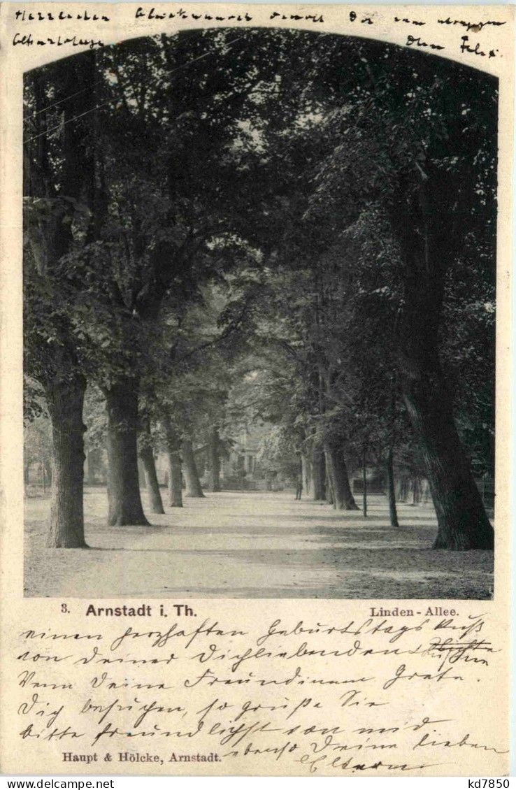 Arnstadt/Thür. - Linden-Allee - Arnstadt