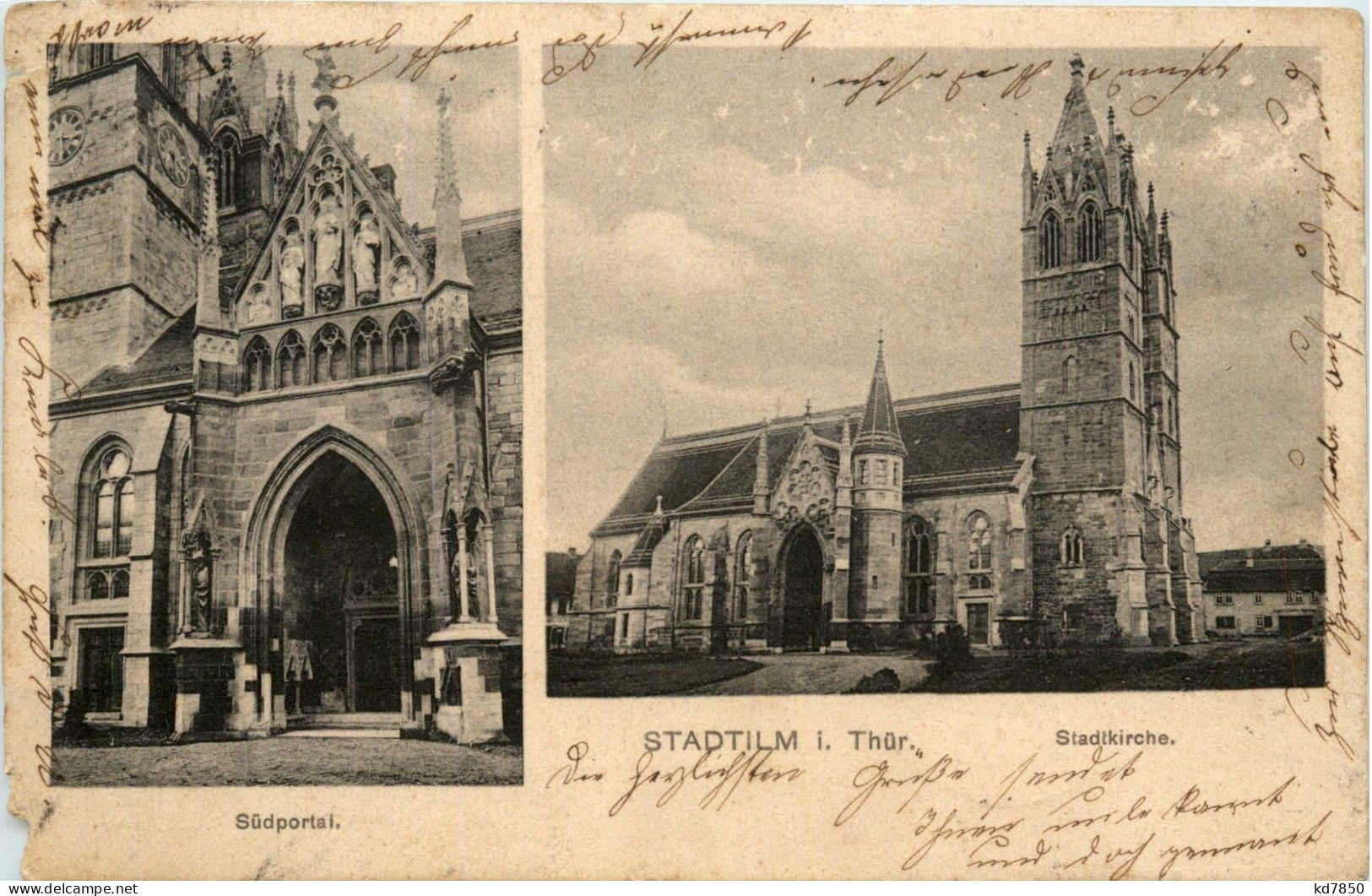 Arnstadt/Thür. - Stadtilm - Stadtkirche Und Südportal - Arnstadt