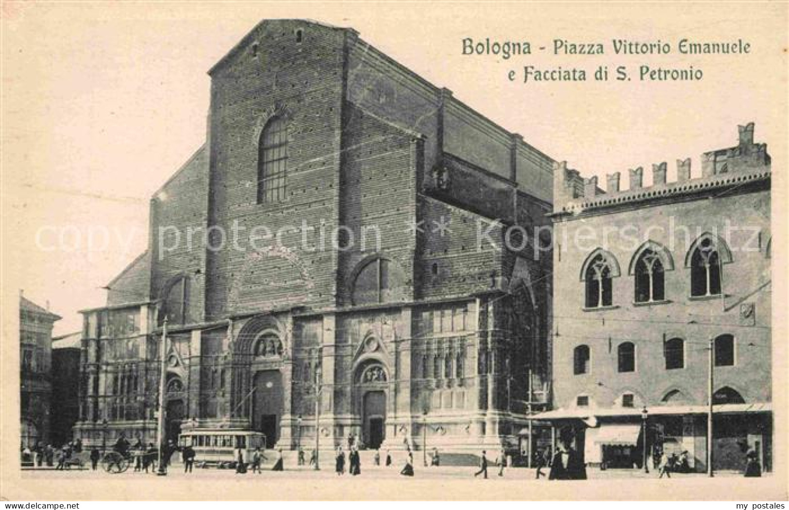 72842023 Bologna Piazza Vittorio Emanuele E Facciata Di San Petronio Bologna - Other & Unclassified