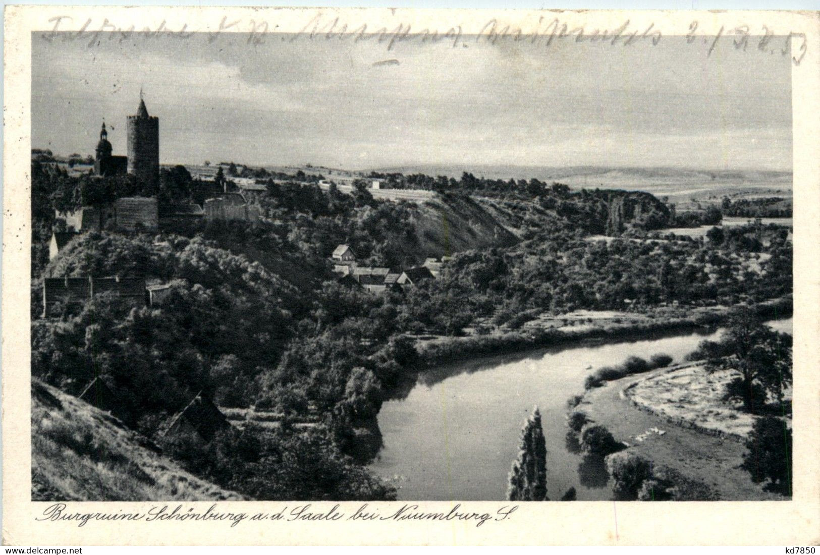 Naumburg/Saale - Burgruine Schönburg A.d. Saale - Naumburg (Saale)