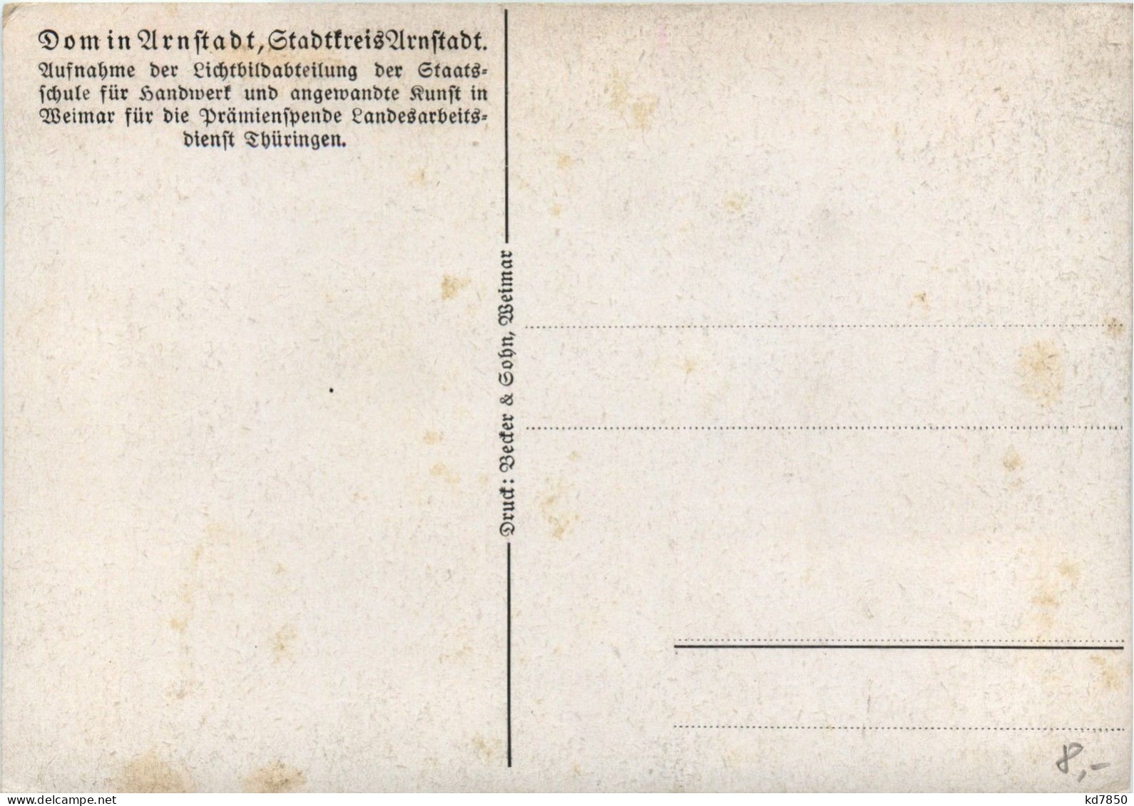 Arnstadt/Thüri. - Dom - Arnstadt