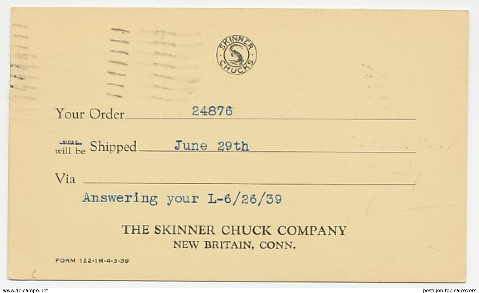 Postal Stationery USA 1939 Crocodile - Alligator - Sonstige & Ohne Zuordnung