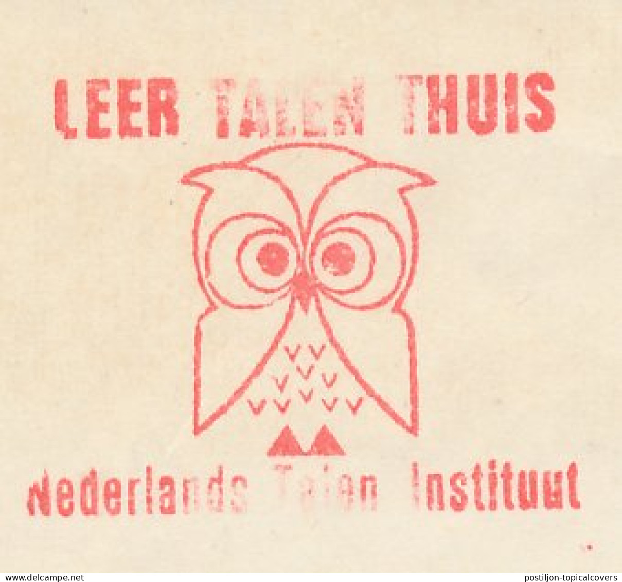 Meter Cut Netherlands 19.. - Postalia 5195 Bird - Owl - Bijzondere Regeling ( Special Arrangement ) - Altri & Non Classificati