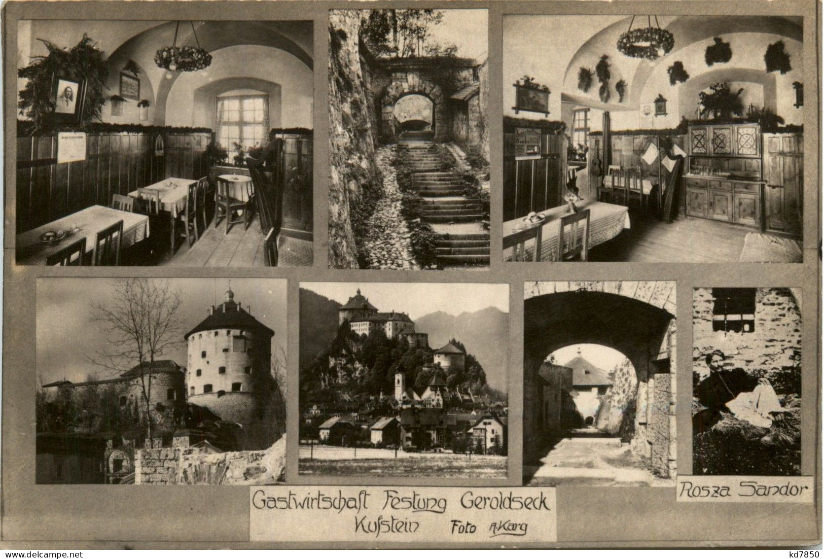 Kufstein, - Wirtschaft Festung Geroldseck - Div.Bilder - Kufstein