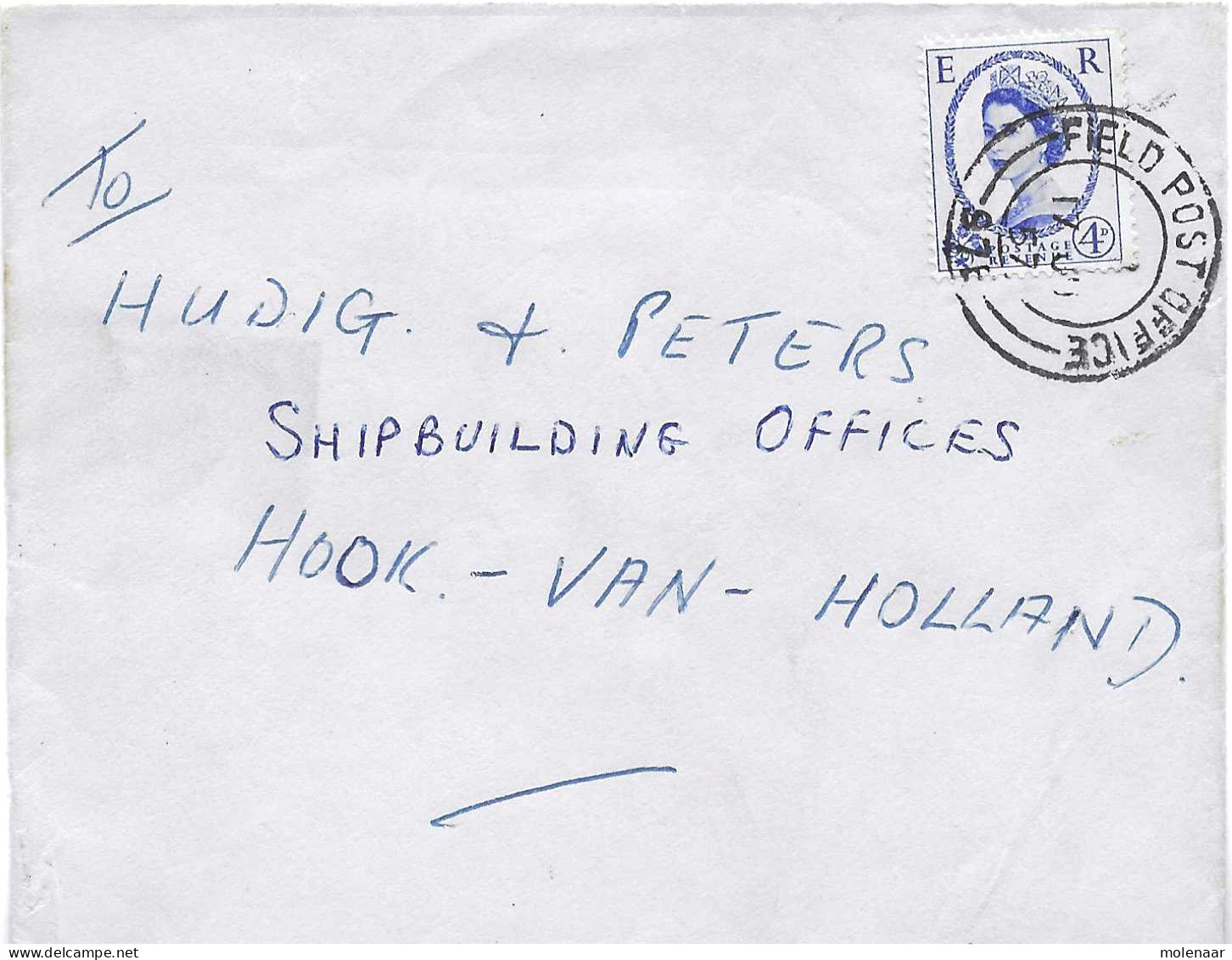 Postzegels > Europa > Groot-Brittannië >1952-2022 Elizabeth II > Brief Met  263 Field Post Office 578 (17522) - Lettres & Documents