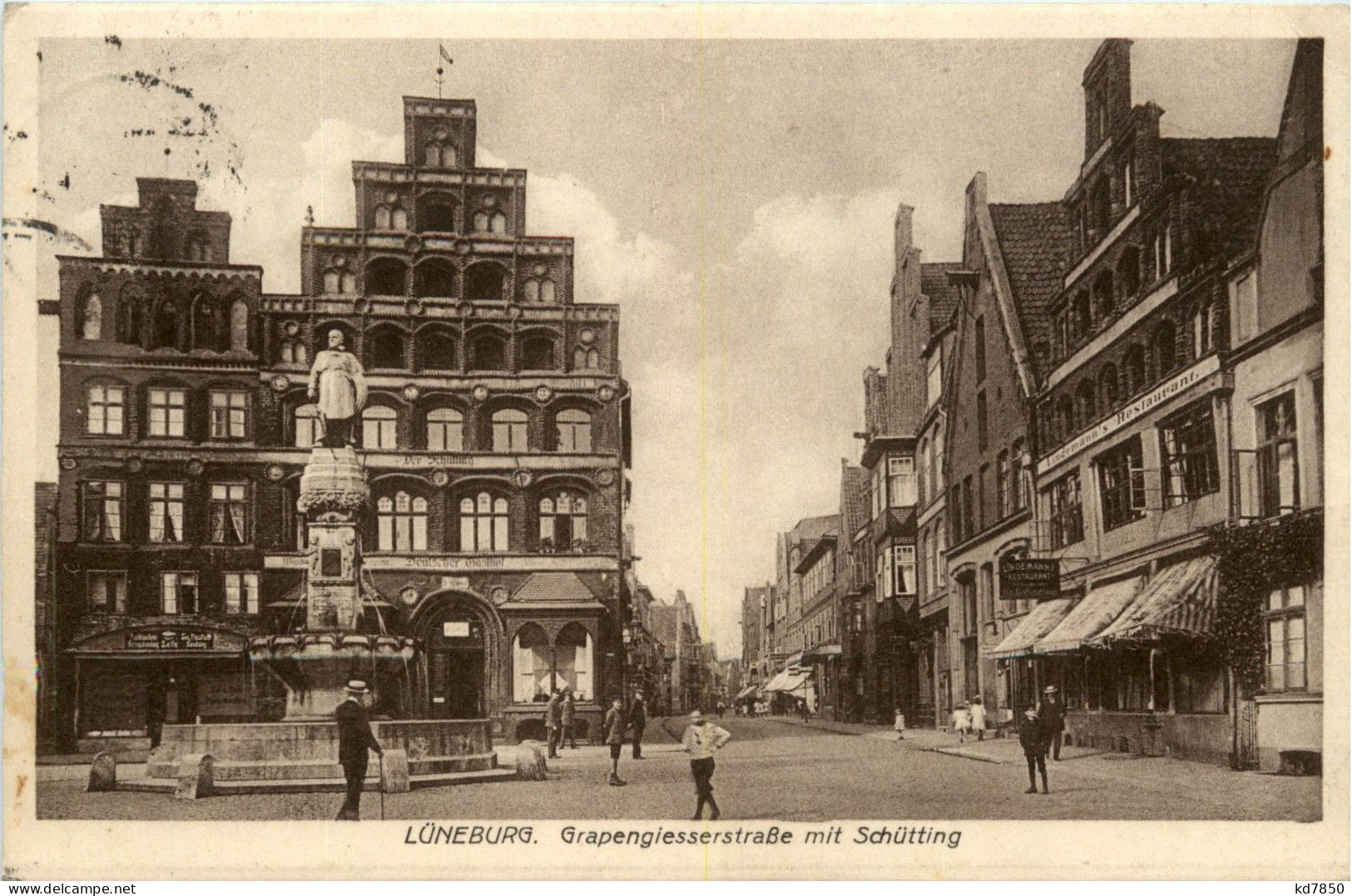 Lüneburg - Grapengiesserstrasse Mit Schütting - Lüneburg