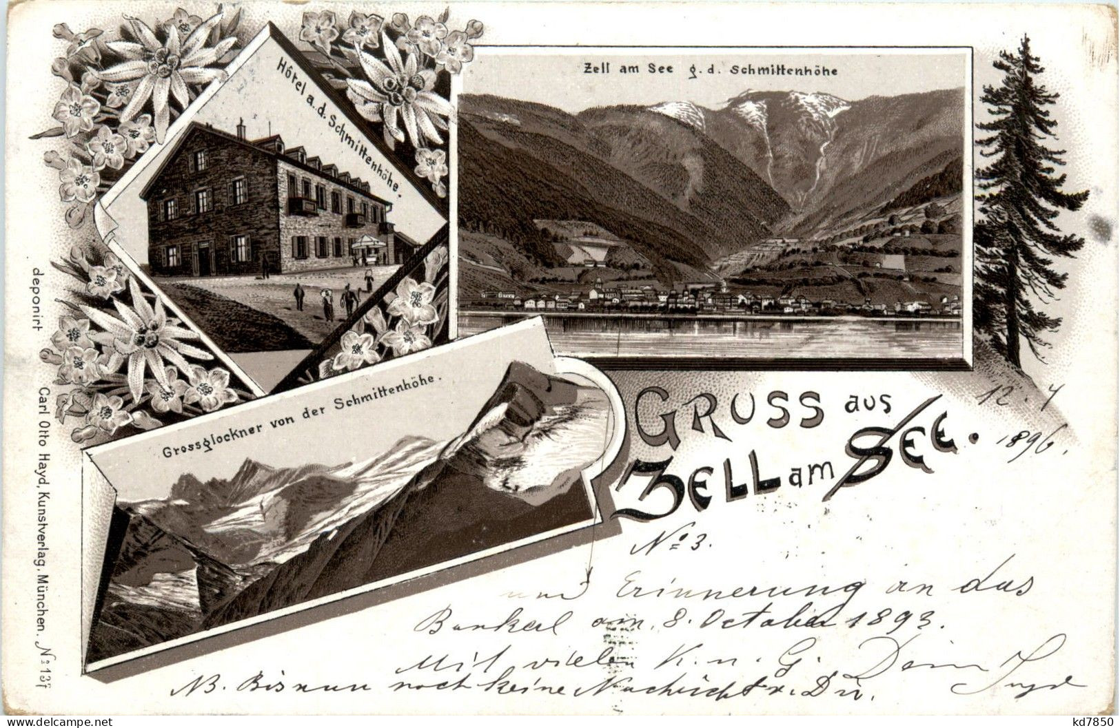 Gruss Aus Zell Am See - Litho - Zell Am See