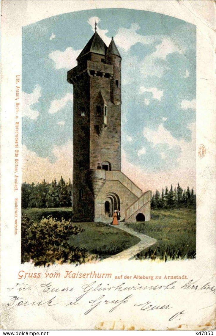 Arnstadt/Thür. - Auf Der Alteburg, Kaiserturm - Arnstadt