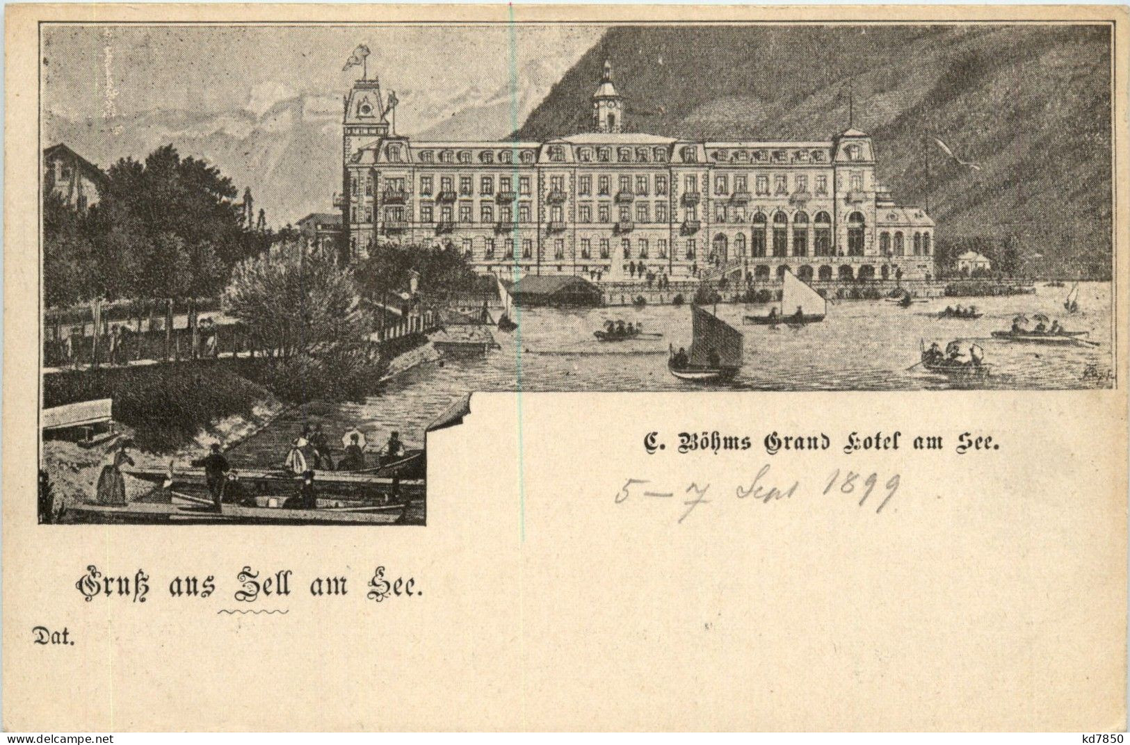 Gruss Aus Zell Am See - Böhms Grand Hotel - Sonstige & Ohne Zuordnung