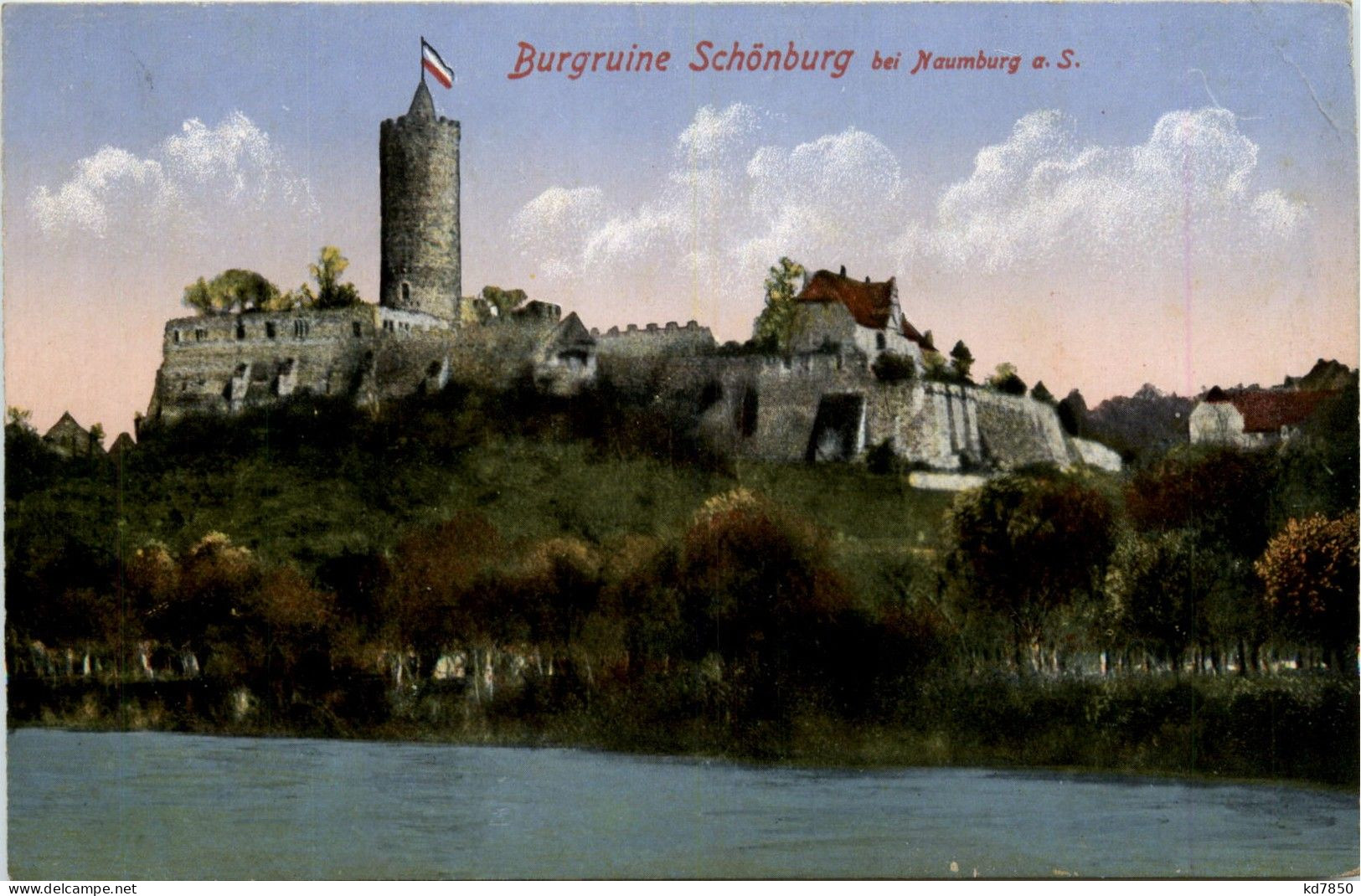 Naumburg/Saale - Burgruine Schönburg A.d. Saale - Naumburg (Saale)