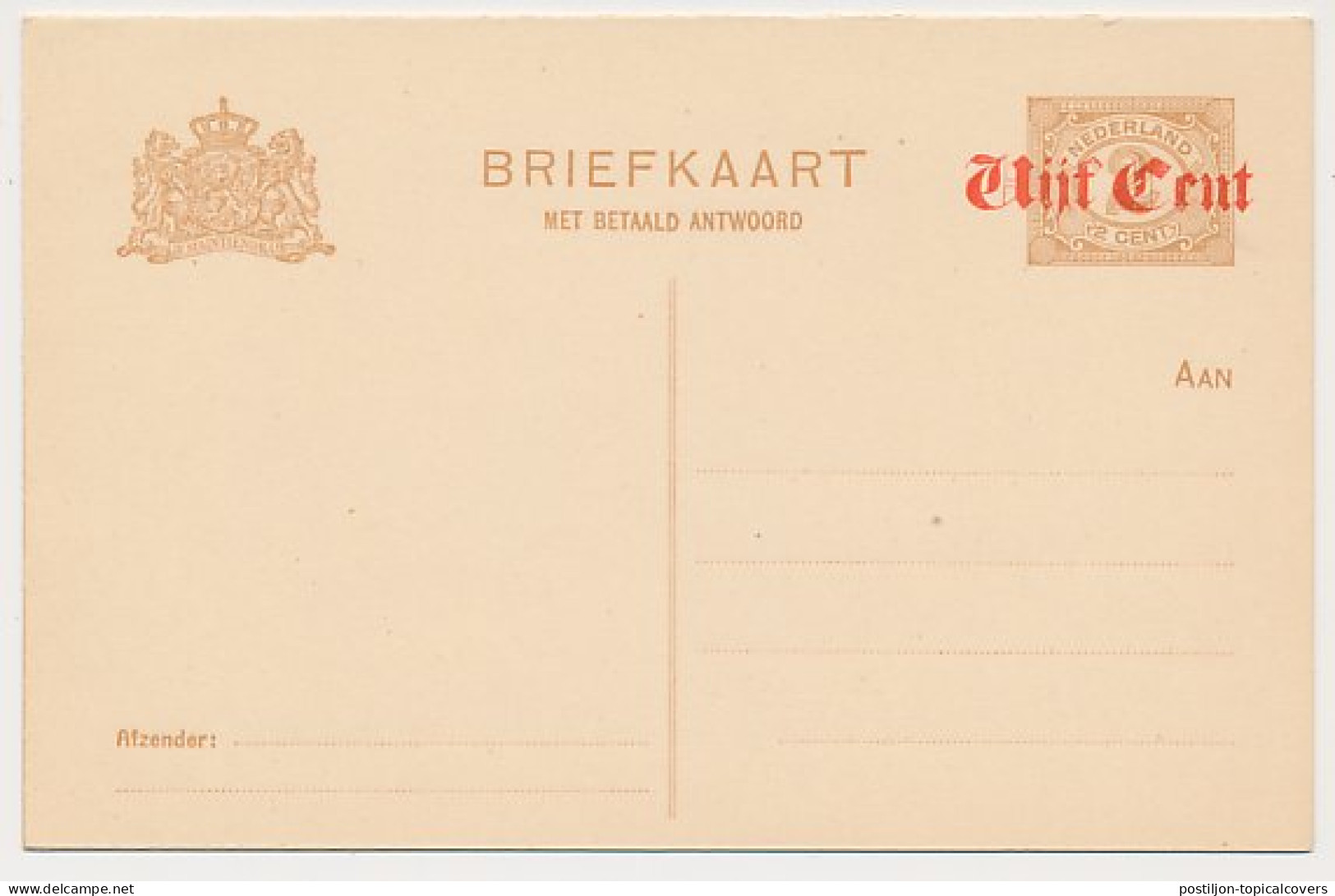 Briefkaart G. 108 I - Postwaardestukken