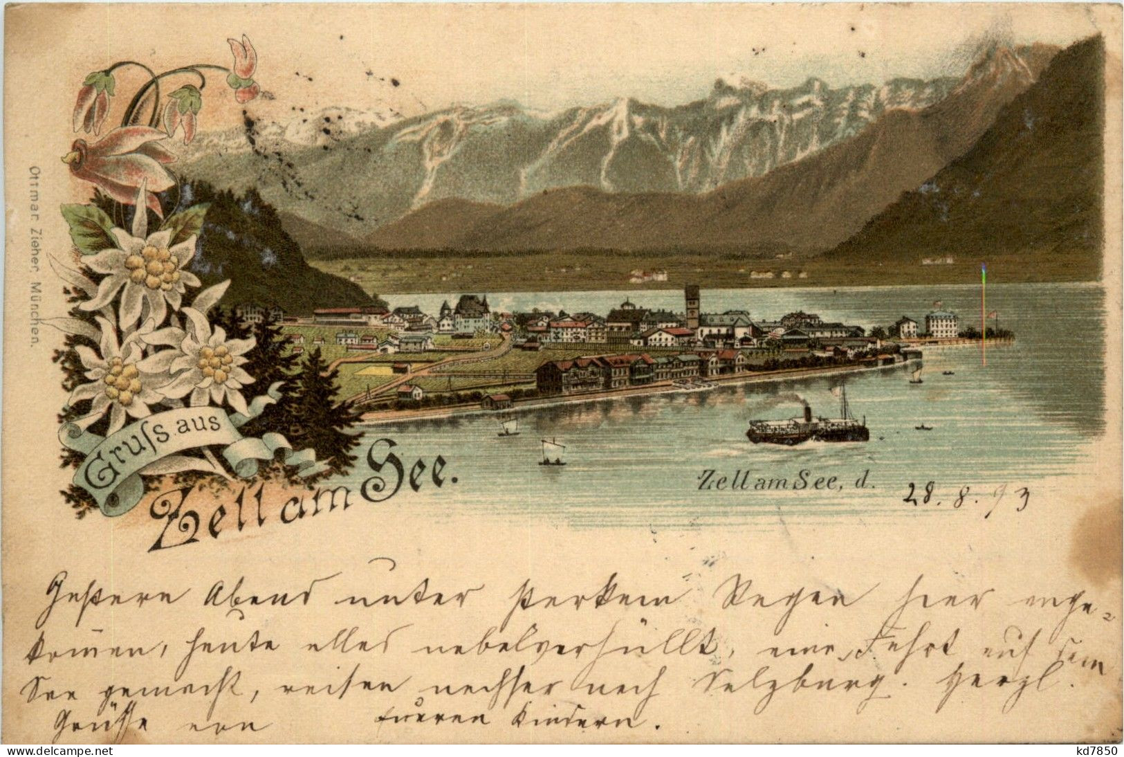 Gruss Aus Zell Am See - Litho - Zell Am See