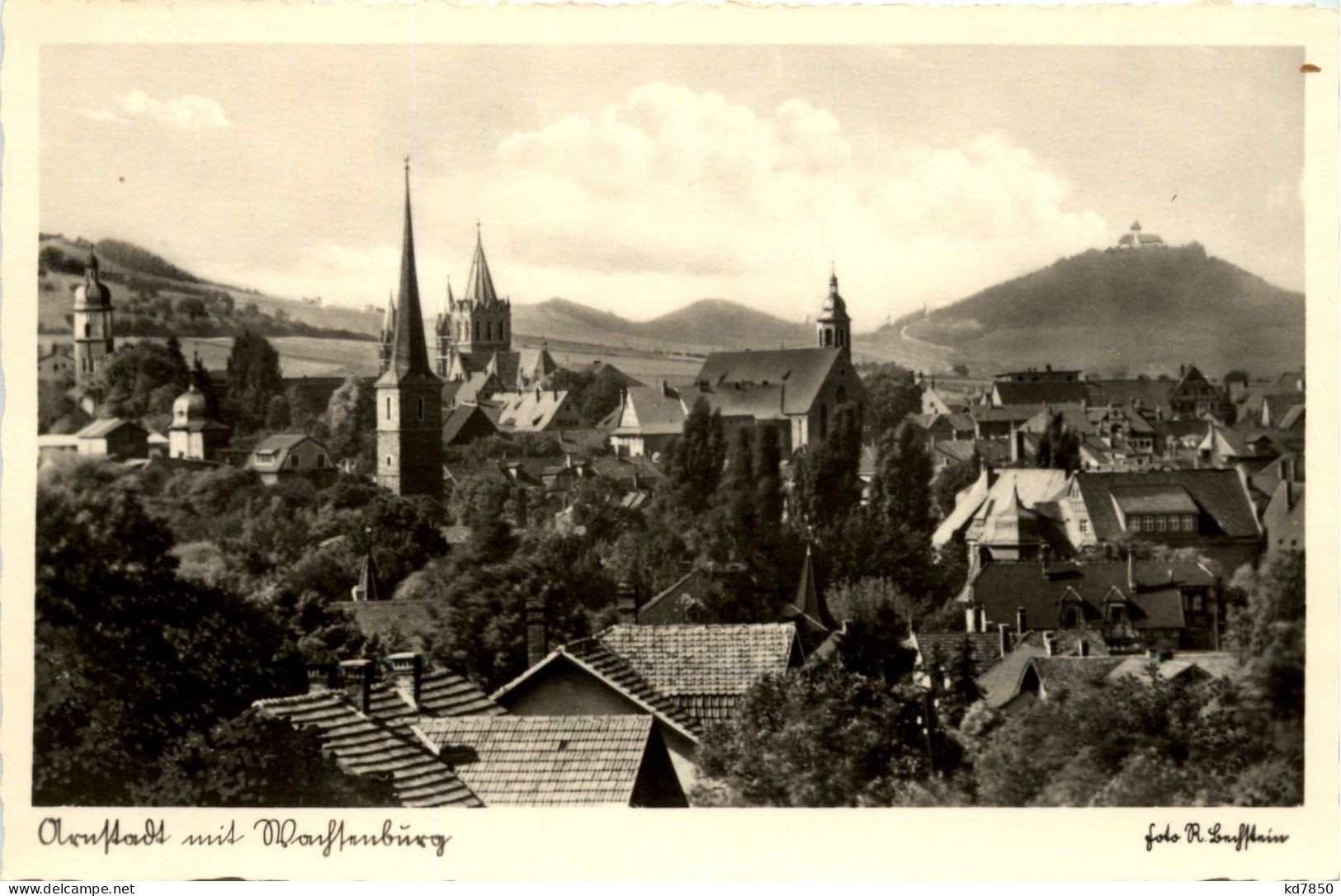 Arnstadt/Thür. - Mit Wachsenburg - Arnstadt