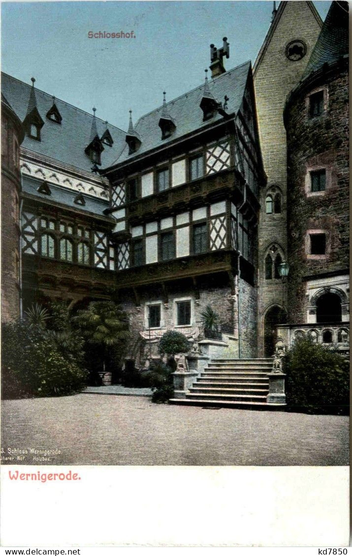 Wernigerode - Schlosshof - Wernigerode