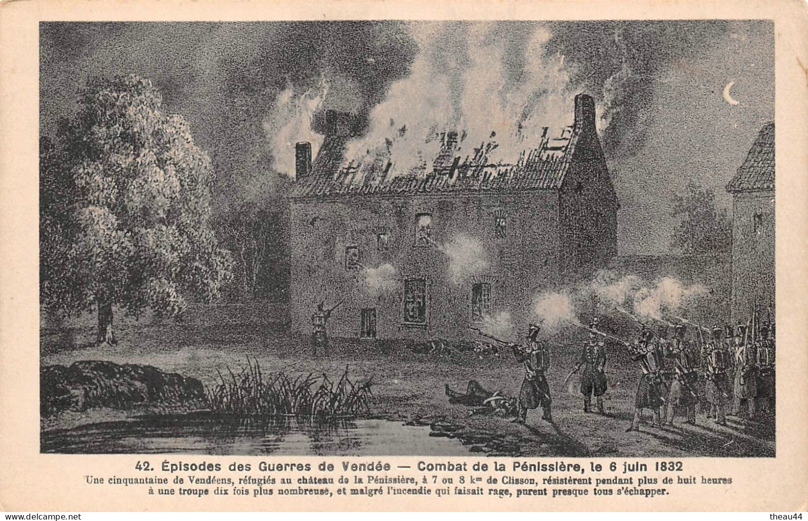 Lot De 19 Cartes " GUERRE De VENDEE " - Jallais, Nantes, Chantonnay, St-Florent-le-Viel, Quiberon - Chouannerie....... - Autres & Non Classés