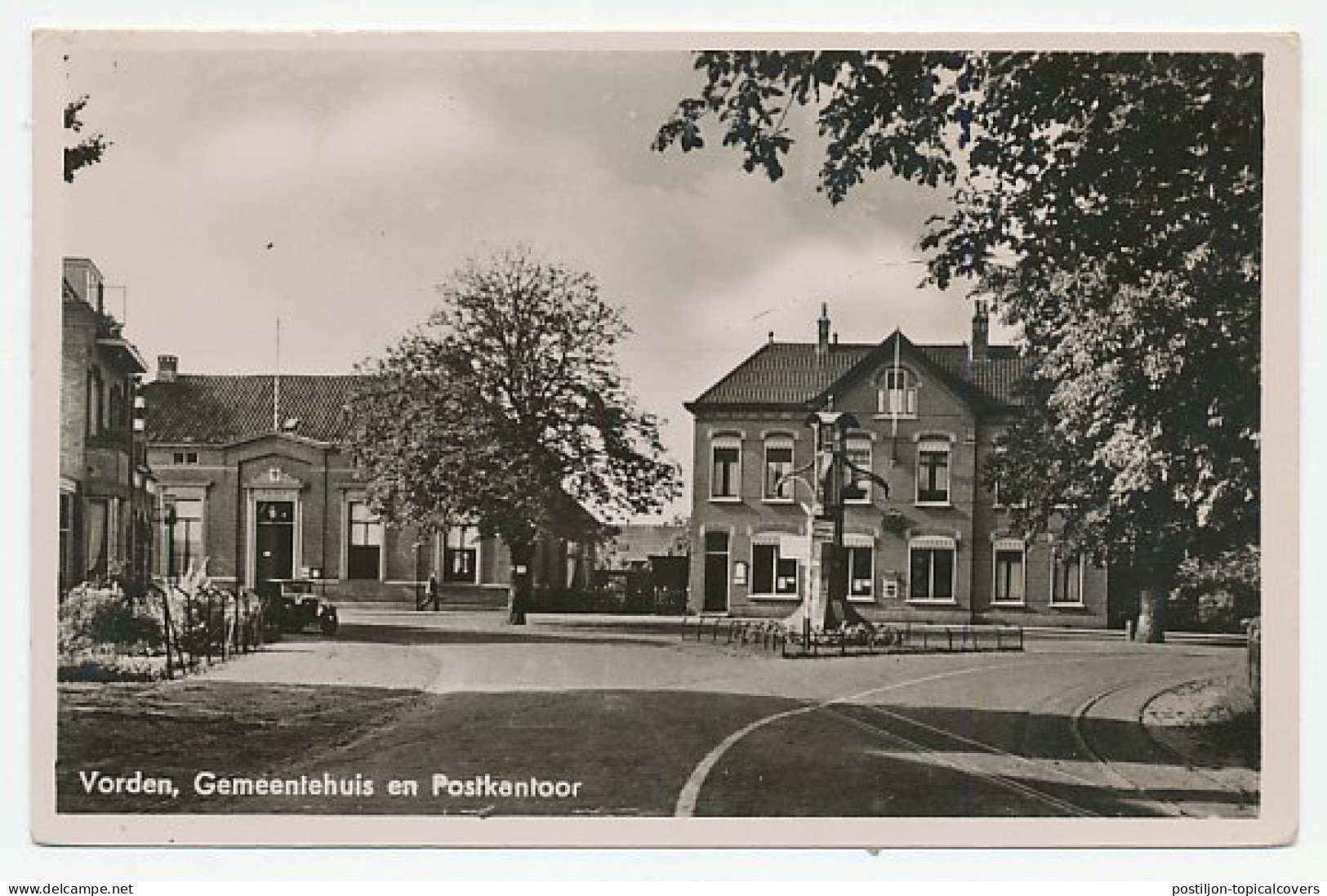 Prentbriefkaart Postkantoor Vorden - Other & Unclassified