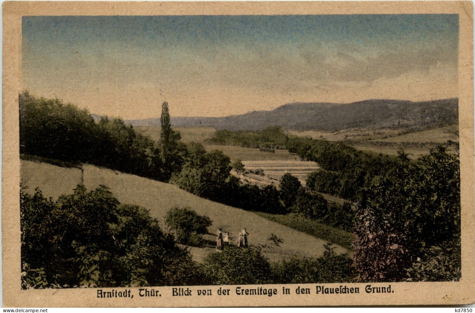 Arnstadt/Thür. - Blick Von Der Eremitage In Den Plaueschen Grund - Arnstadt