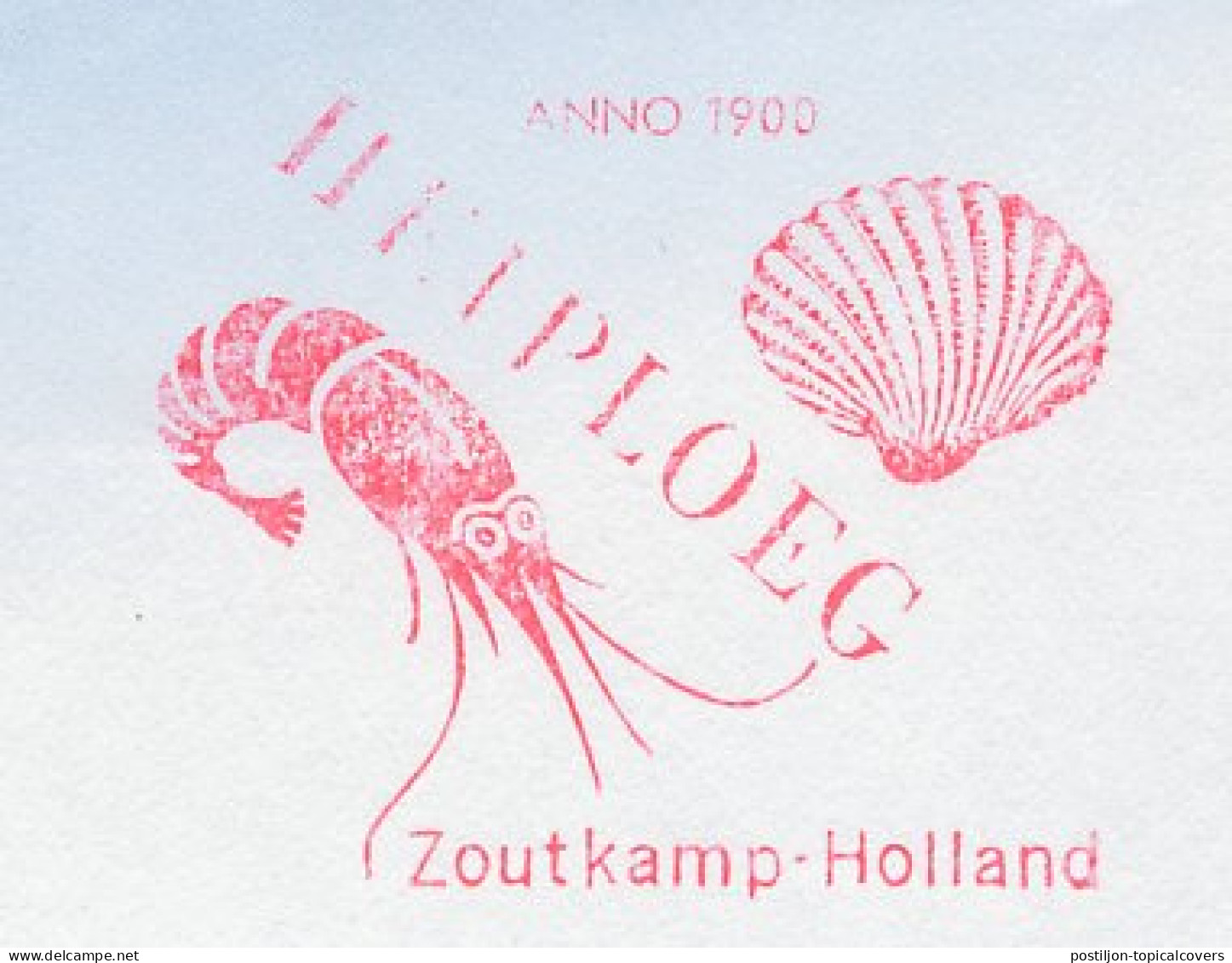 Meter Cut Netherlands 1993 Lobster - Shell - Shrimp - Marine Life