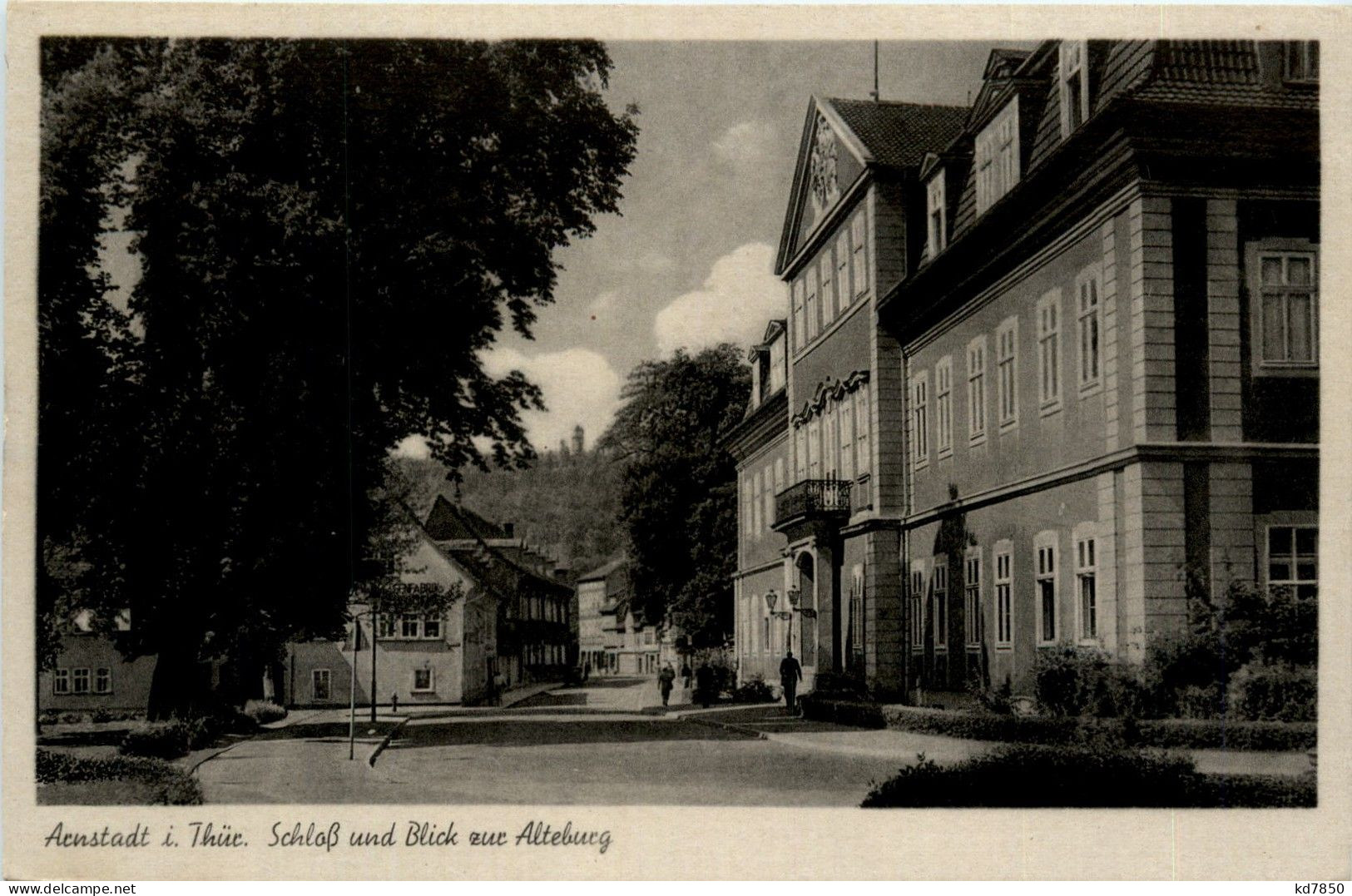 Arnstadt/Thür. - Schloss Und Blick Zur Alteburg - Arnstadt