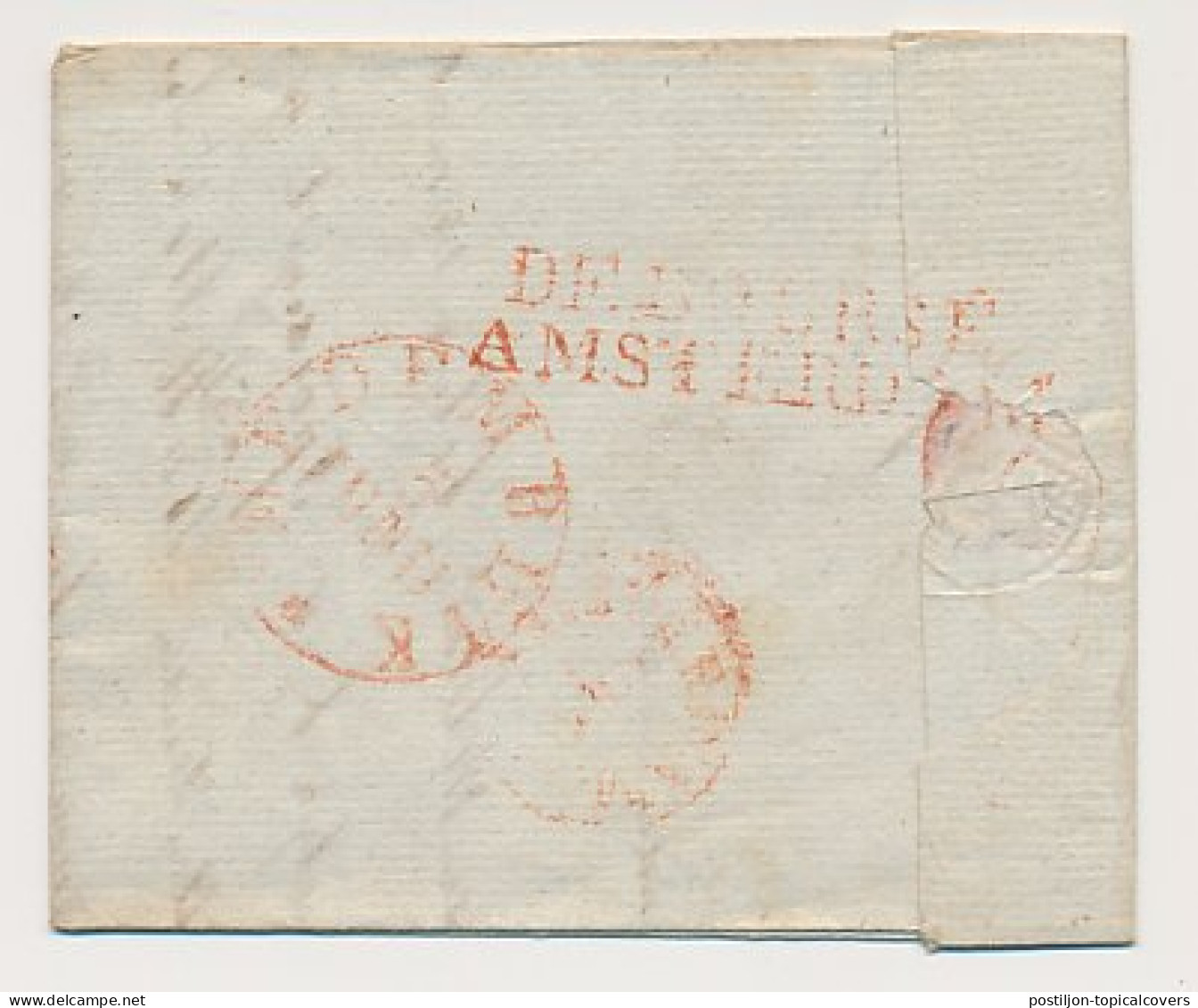 Bergum Leeuwarden - DEBOURSE AMSTERDAM - Medemblik - Andijk 1839 - ...-1852 Prephilately