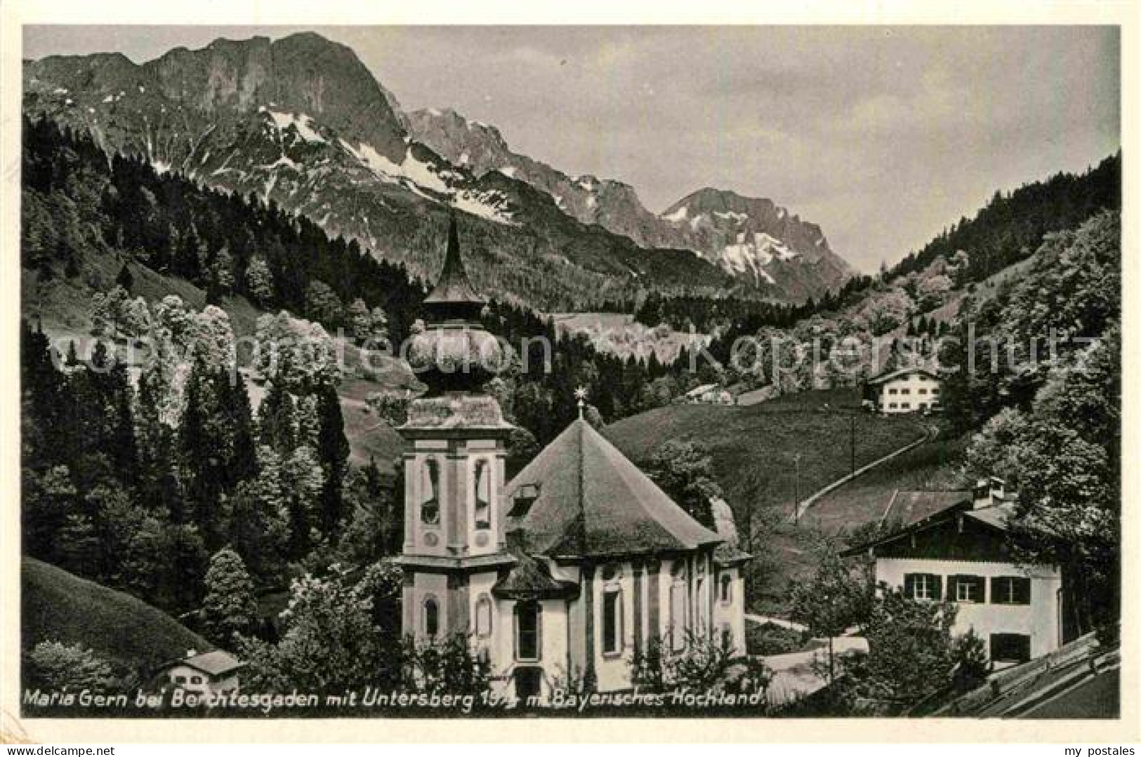 72841950 Maria Gern Wallfahrtskirche Mit Untersberg Bayerisches Hochland Alpen M - Berchtesgaden