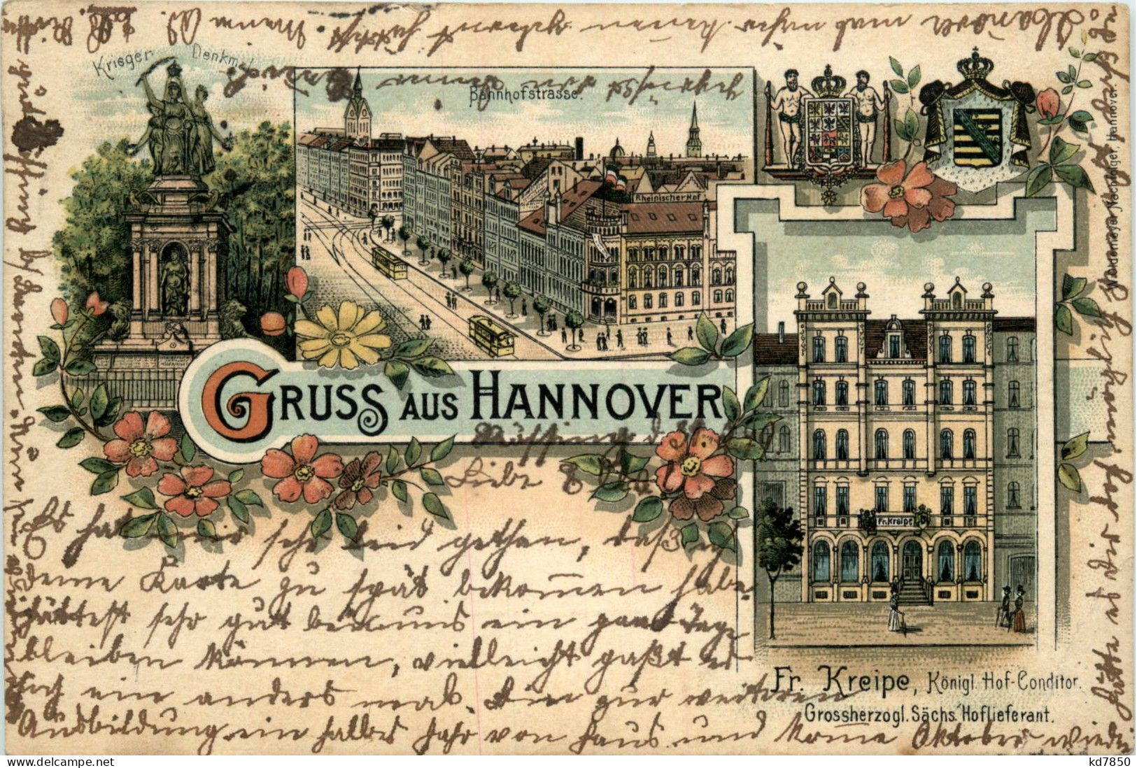 Gruss Aus Hannover - Litho - Hannover