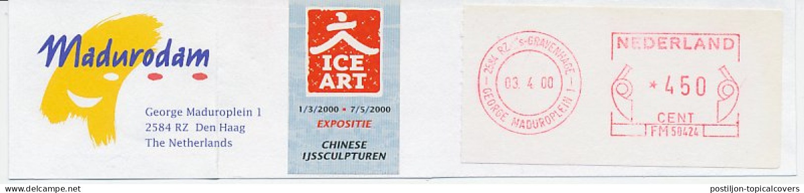 Meter Top Cut Netherlands 2000 Advertising Sticker Chinese Ice Sculptures 2000 - Ice Art - Altri & Non Classificati