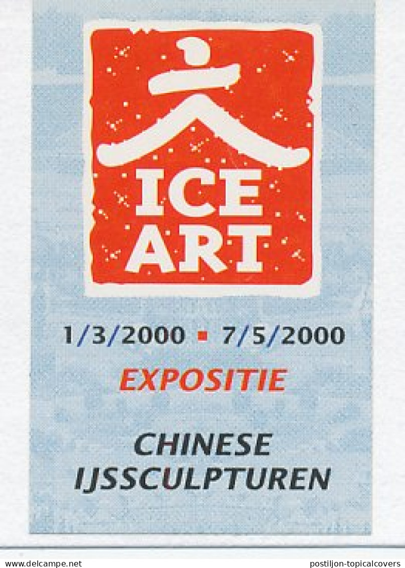 Meter Top Cut Netherlands 2000 Advertising Sticker Chinese Ice Sculptures 2000 - Ice Art - Autres & Non Classés