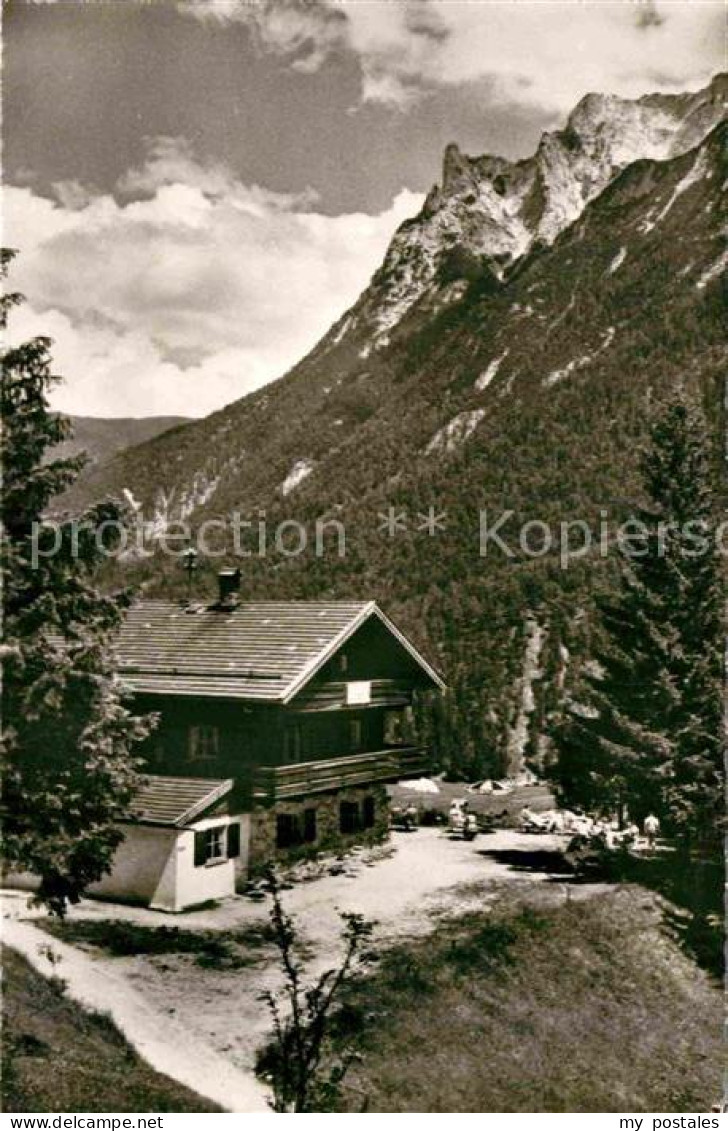 72841930 Mittenwald Bayern Gasthof Gletscherschliff Alpen Mittenwald - Mittenwald