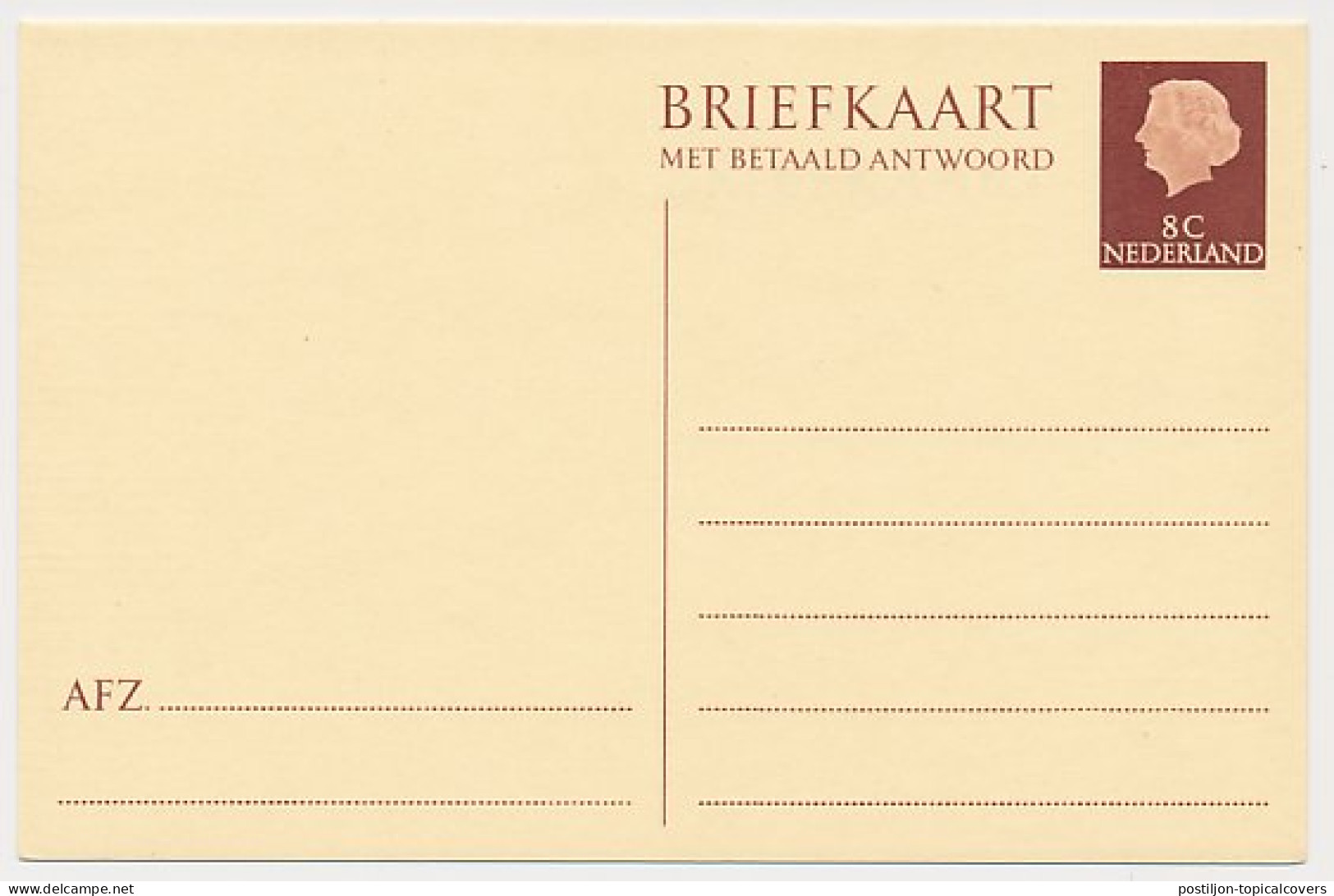 Briefkaart G. 320 - Postal Stationery