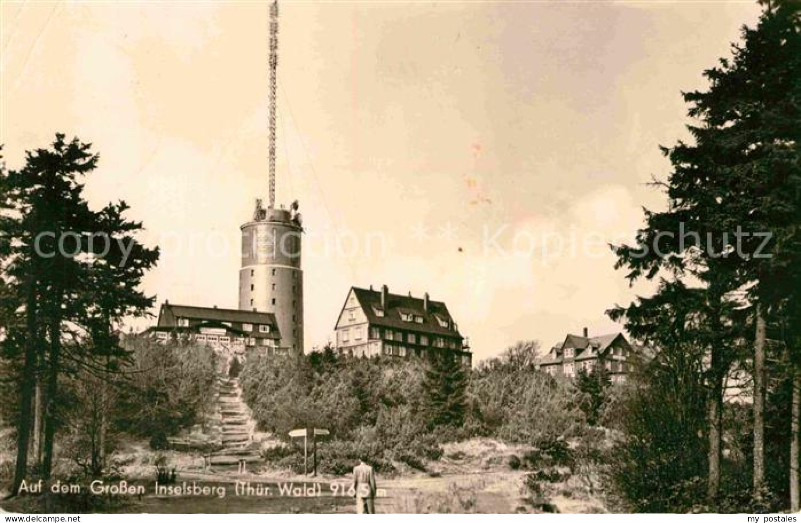 72841910 Grosser Inselsberg Berghotel Sendeturm Brotterode - Altri & Non Classificati