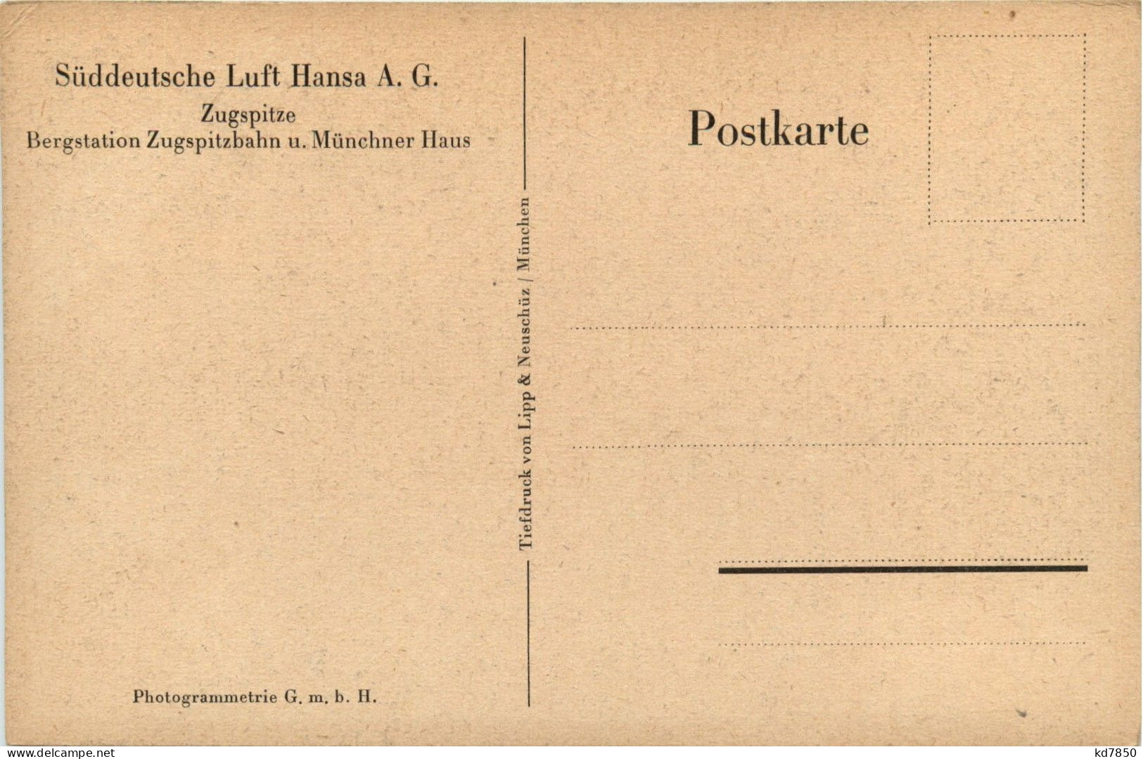 Süddeutsche Lufthansa AG - Zugspitze - Altri & Non Classificati