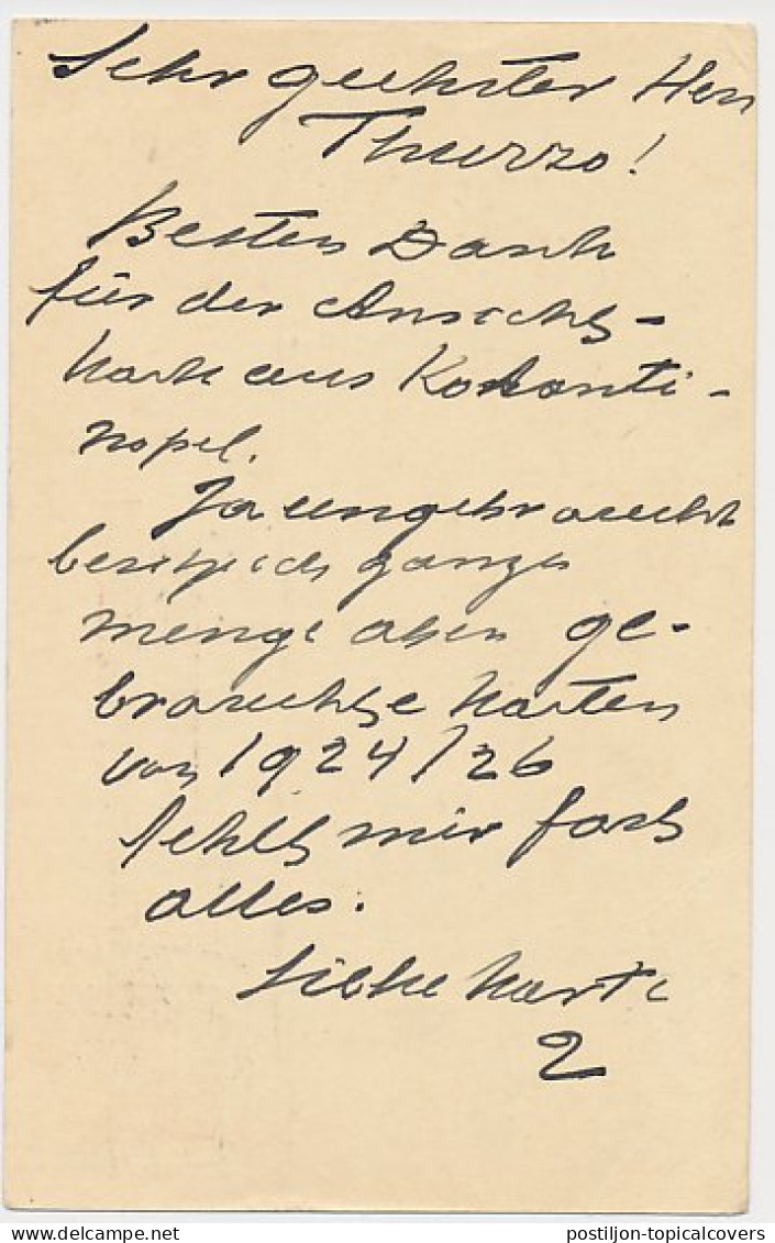 Briefkaart G. 209 A Amsterdam - Wenen Oostenrijk 1926 - Entiers Postaux