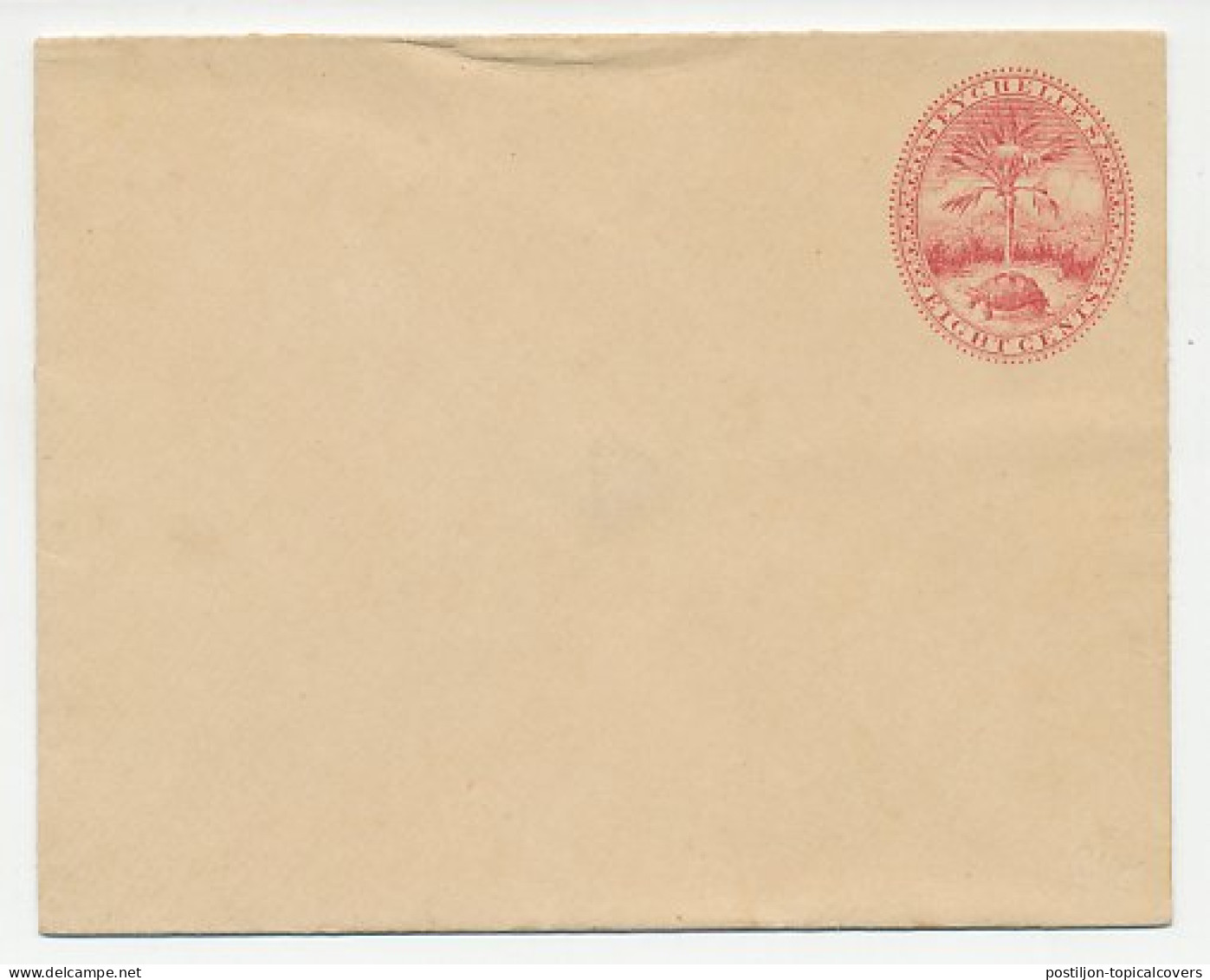 Postal Stationery Seychelles Turtle - Tortoise - Sonstige & Ohne Zuordnung