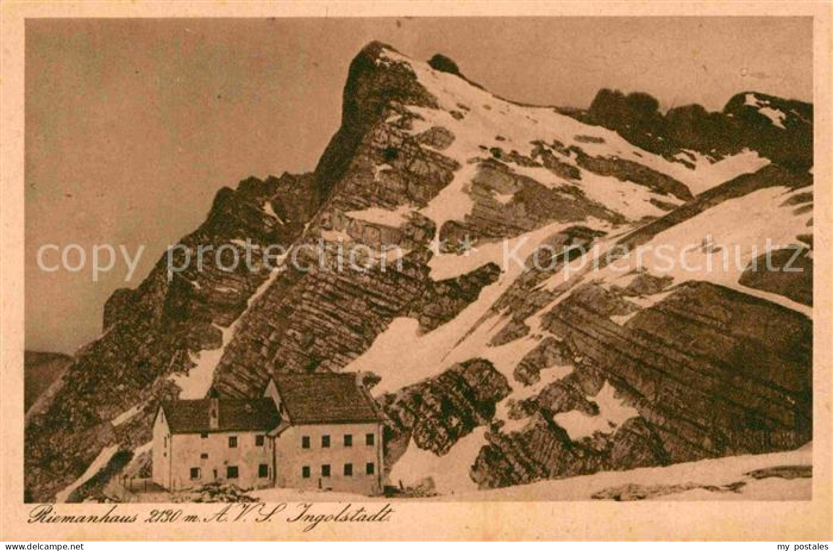 72841894 Riemannhaus Berghaus Berchtesgadener Alpen Riemannhaus - Andere & Zonder Classificatie