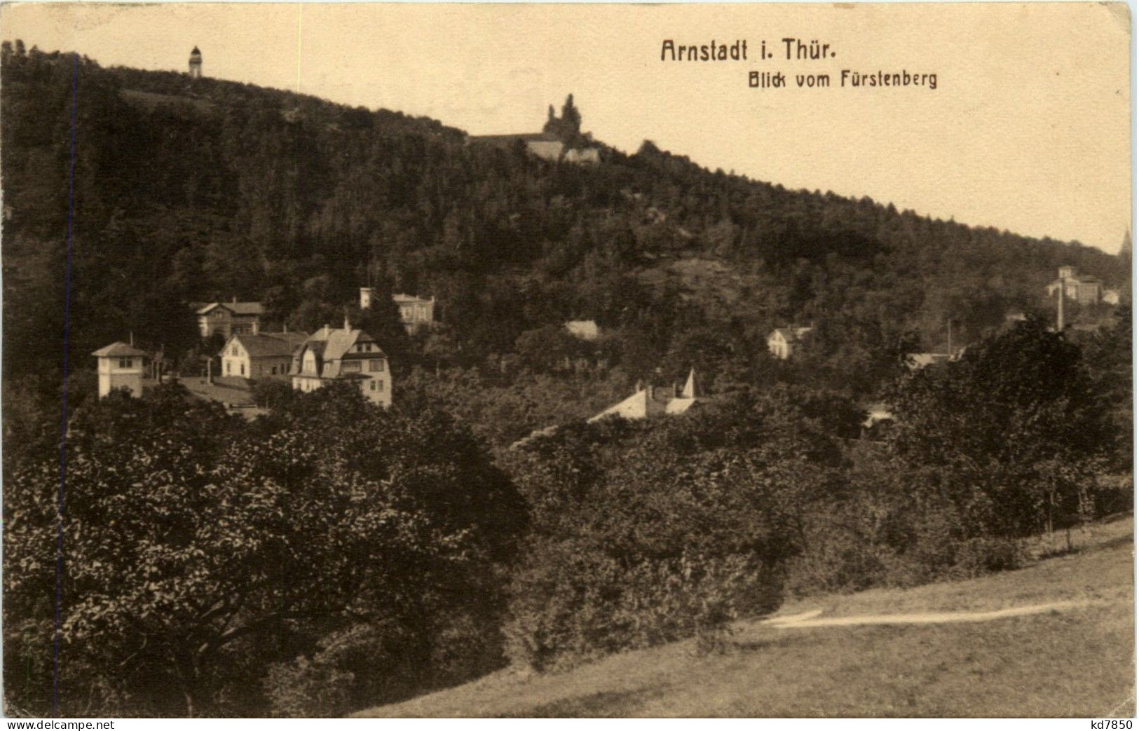 Arnstadt/Thür. - Blick Vom Fürstenberg - Arnstadt