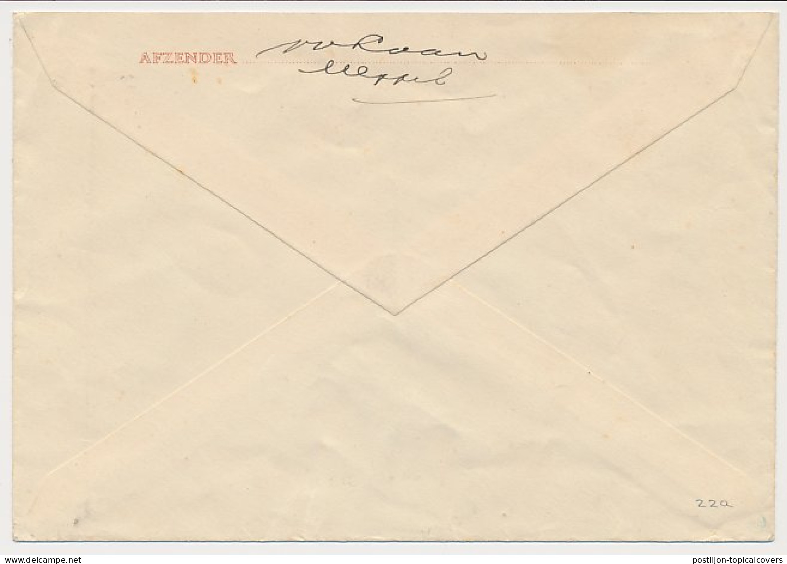 Envelop G. 23 A Meppel - Scheveningen 1930 - Postal Stationery