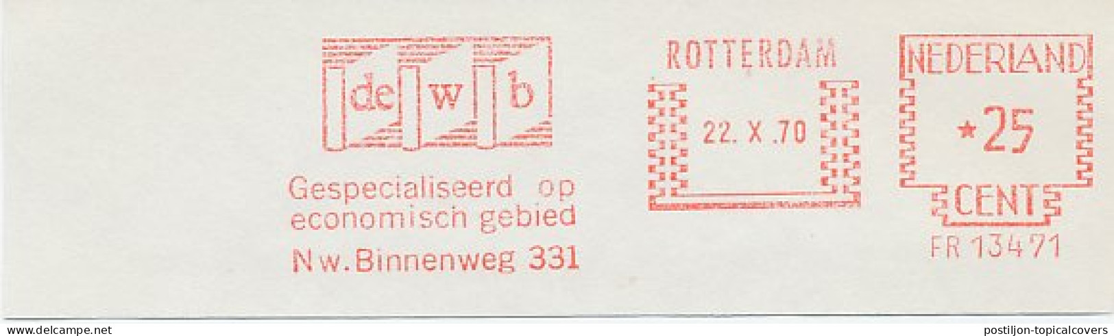 Meter Cut Netherlands 1970 Book - Unclassified