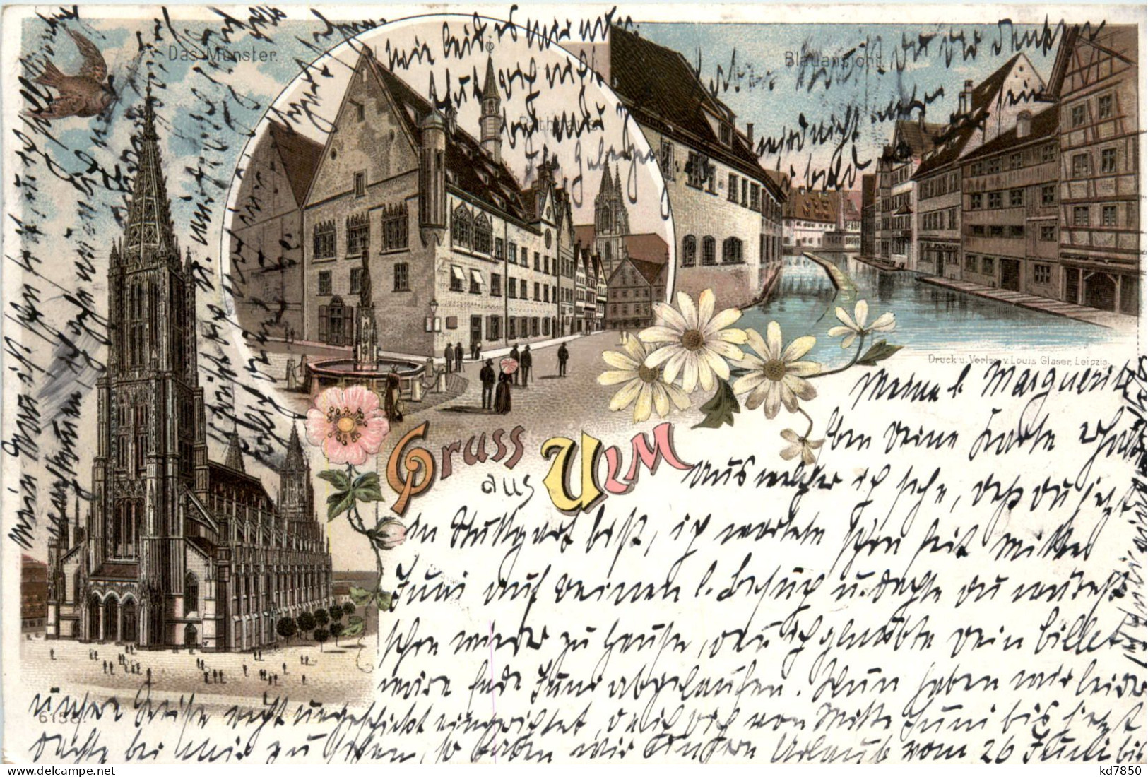 Gruss Aus Ulm - Litho - Ulm