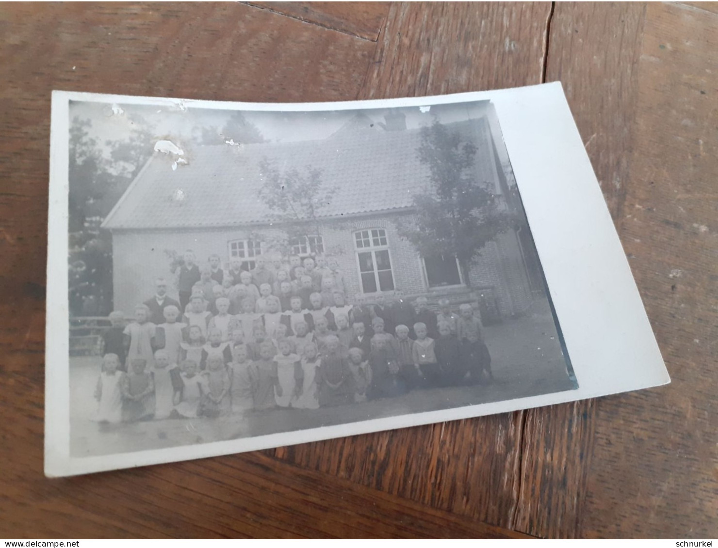 MANN - ORT Mit ...LORE - STRENGER LEHRER Mit GROSSER KLASSE - MAEDCHEN JUNGS - 1912 - Nach TOSSENS BUTJADINGEN - Anonymous Persons